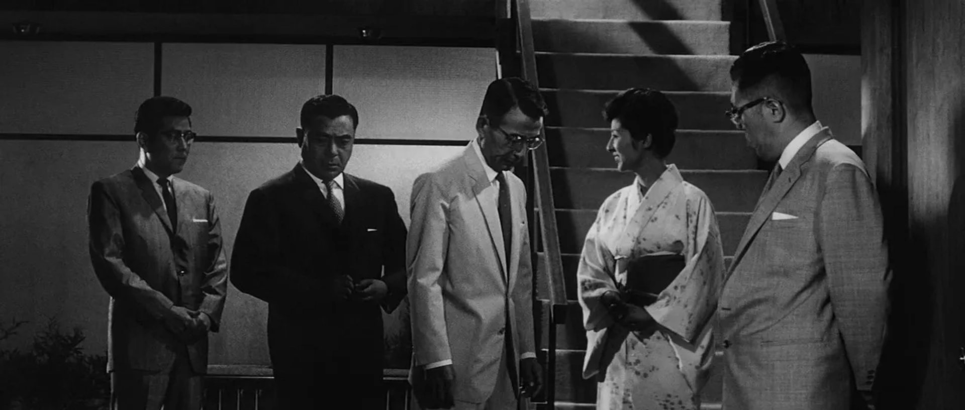 Yûnosuke Itô, Kyôko Kagawa, Tatsuya Mihashi, Nobuo Nakamura, and Jun Tazaki in High and Low (1963)