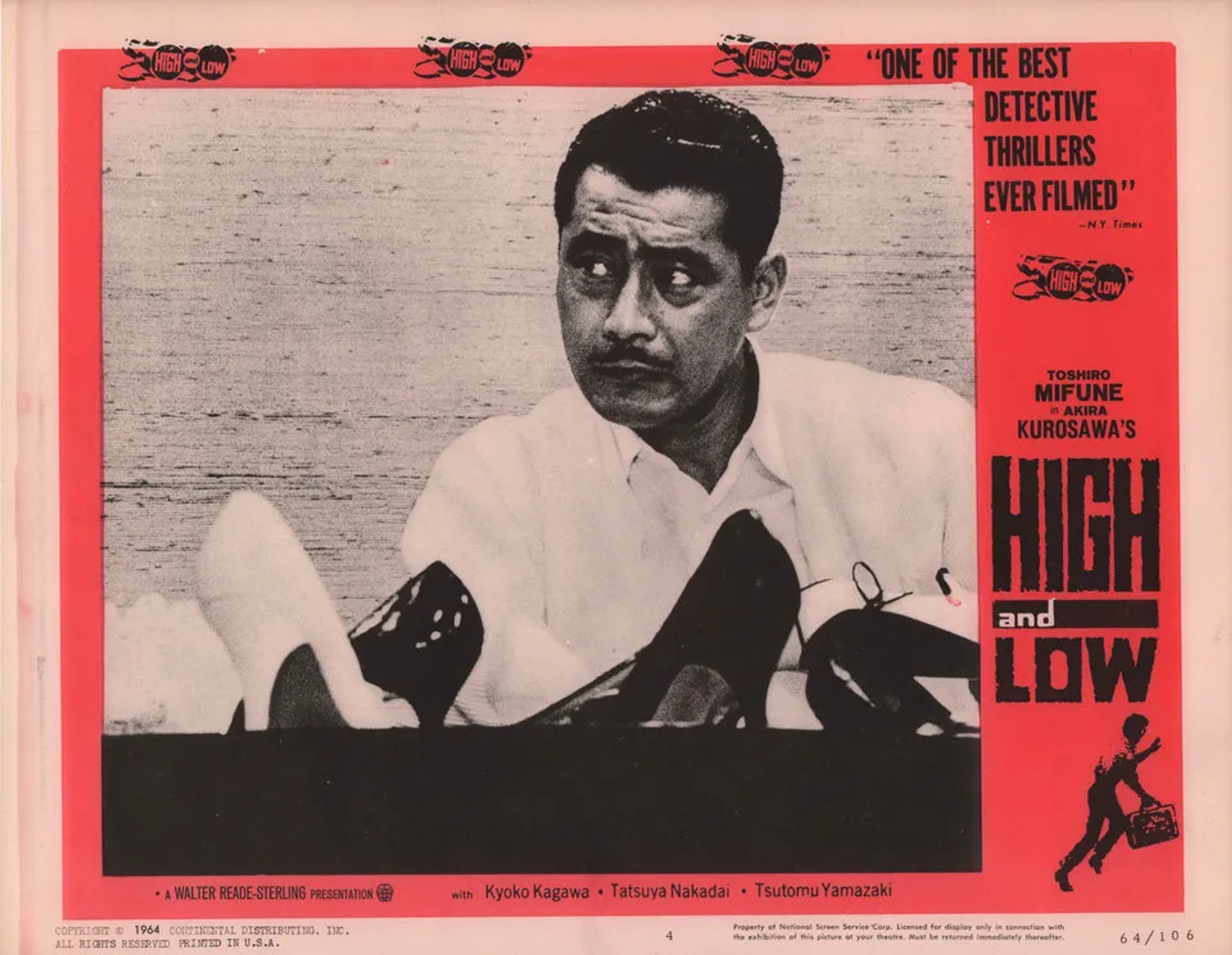 Toshirô Mifune in High and Low (1963)