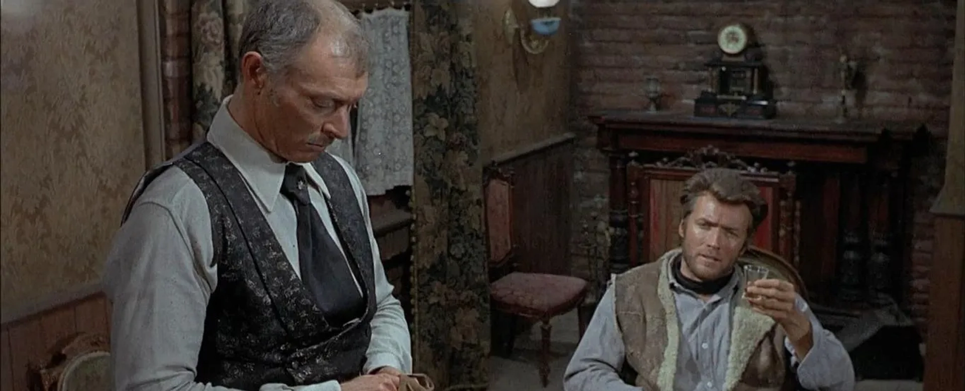 Clint Eastwood and Lee Van Cleef in For a Few Dollars More (1965)