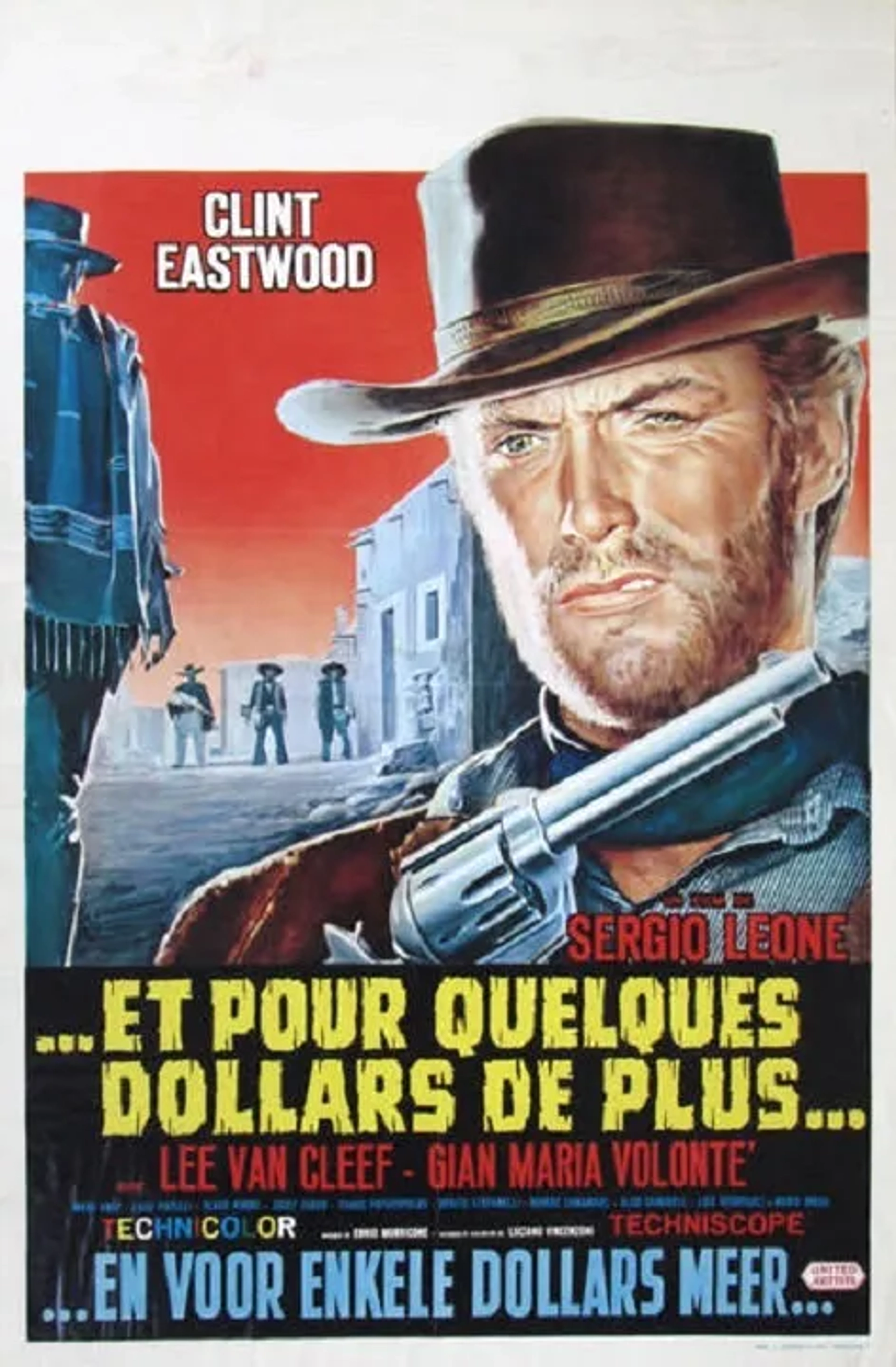 Clint Eastwood and Edmondo Tieghi in For a Few Dollars More (1965)