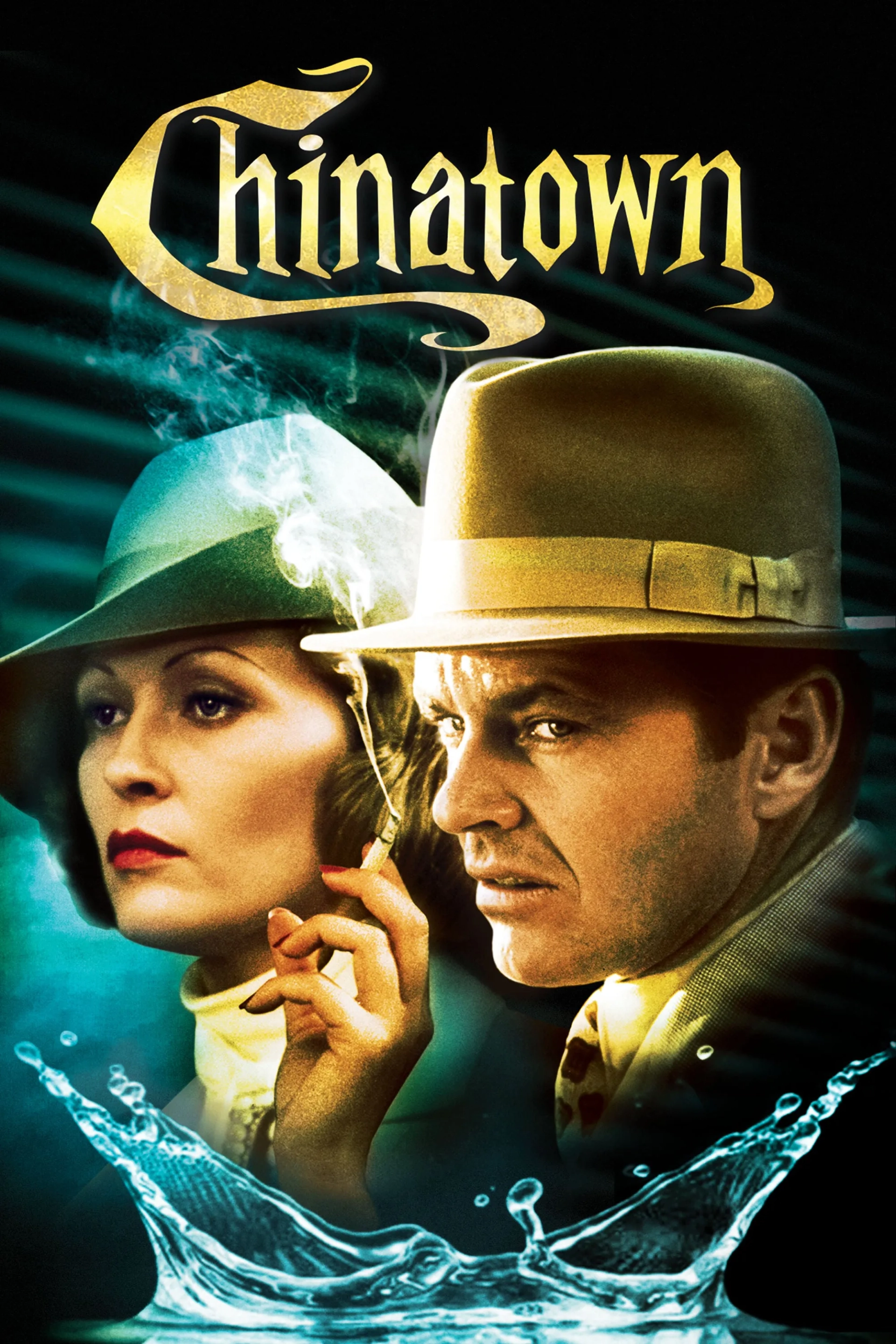 Jack Nicholson and Faye Dunaway in Chinatown (1974)