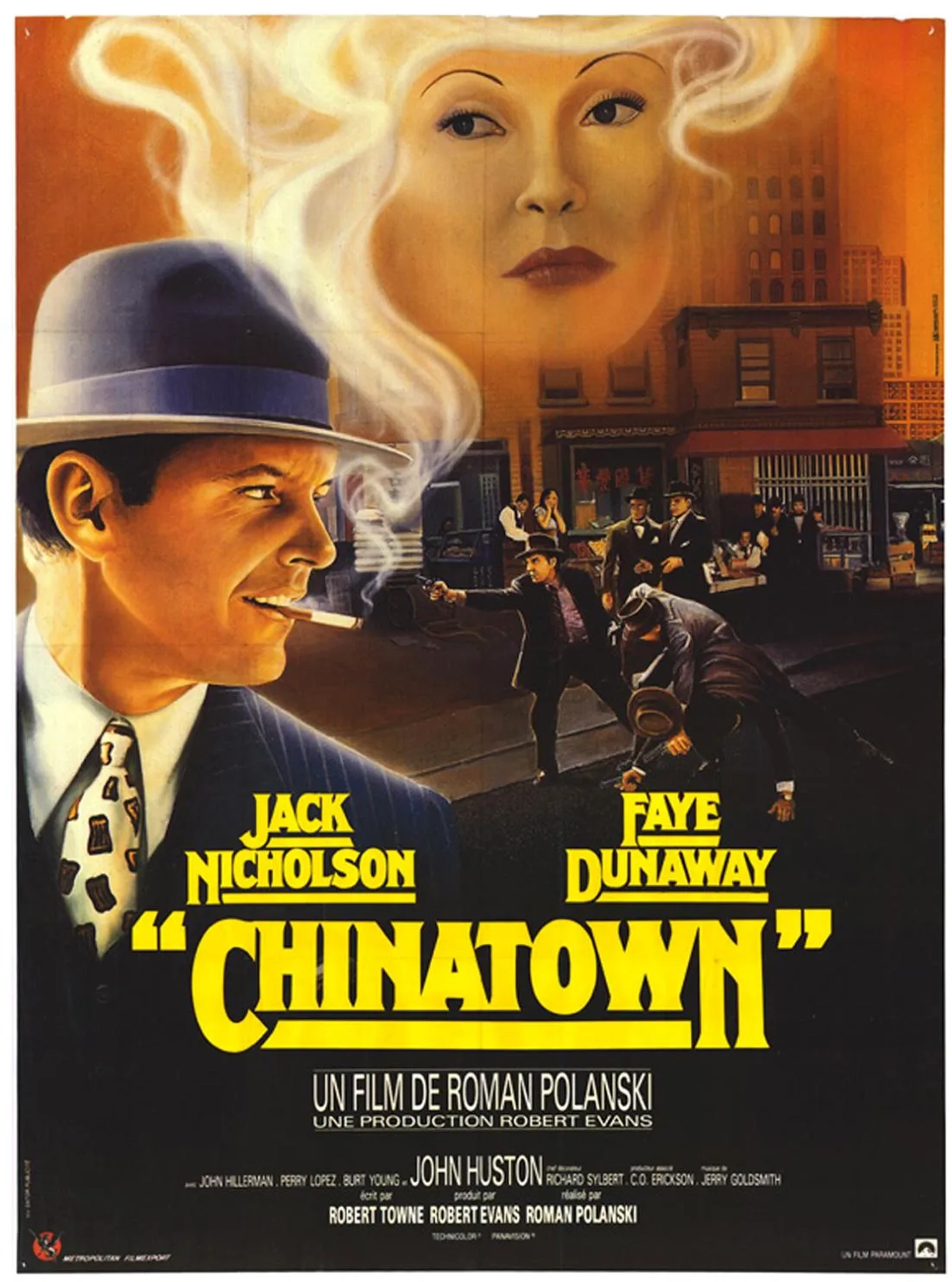 Jack Nicholson and Faye Dunaway in Chinatown (1974)