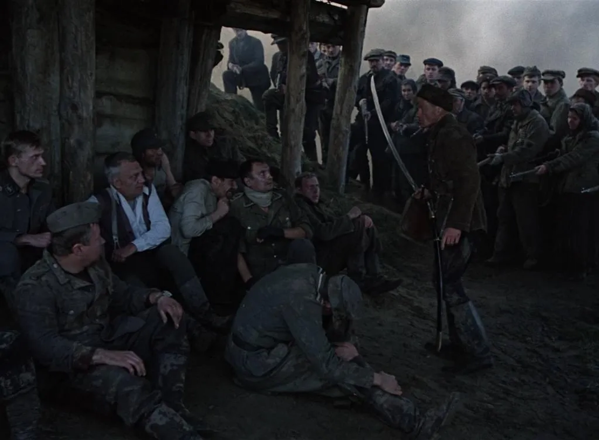 Aleksandr Berda, Viktors Lorencs, Valentin Mishatkin, Evgeniy Tilicheev, and Jüri Lumiste in Come and See (1985)