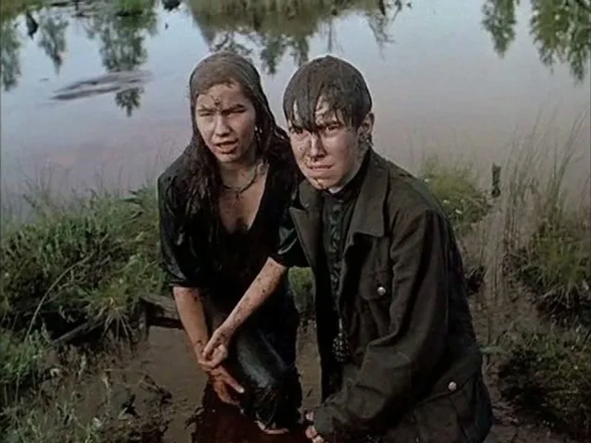 Aleksey Kravchenko and Olga Mironova in Come and See (1985)