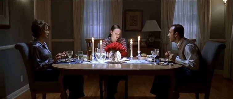 Kevin Spacey, Thora Birch, and Annette Bening in American Beauty (1999)