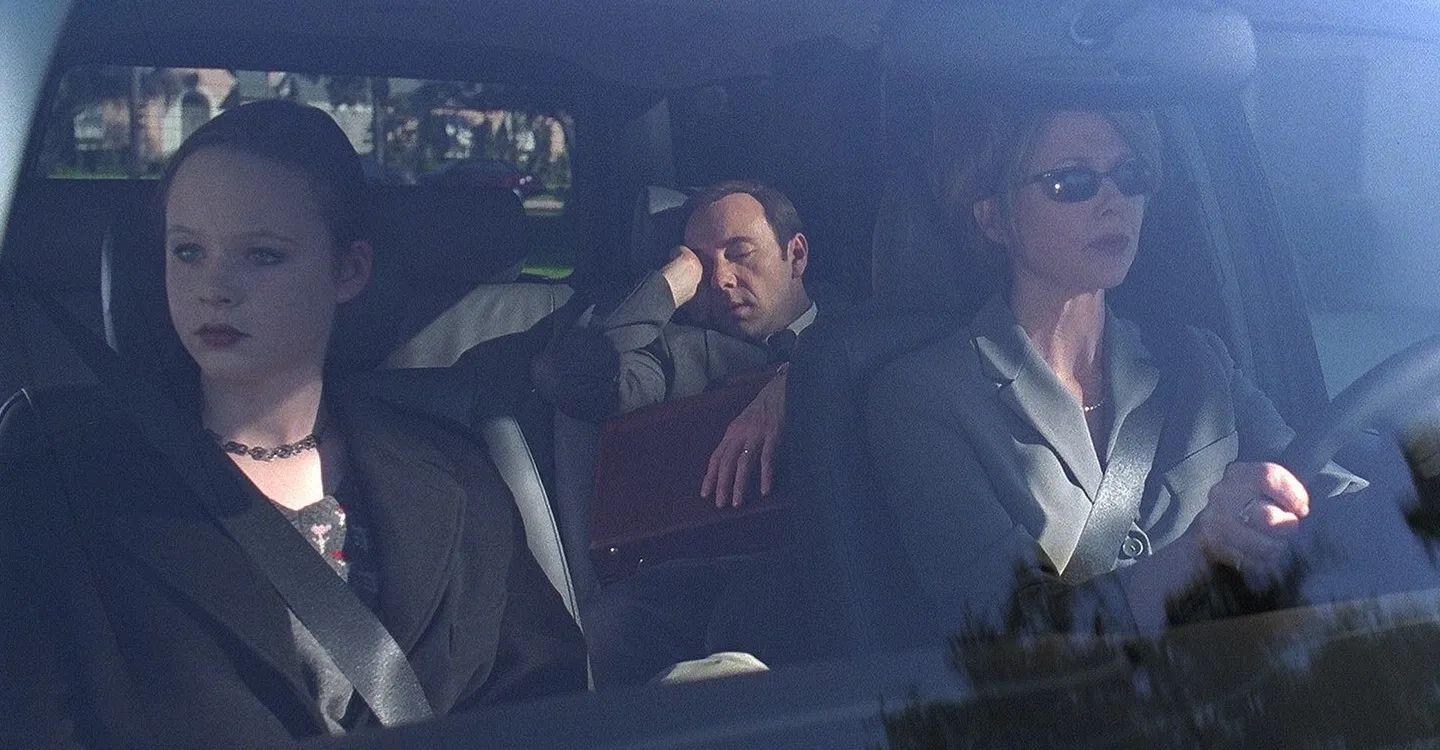 Kevin Spacey, Thora Birch, and Annette Bening in American Beauty (1999)