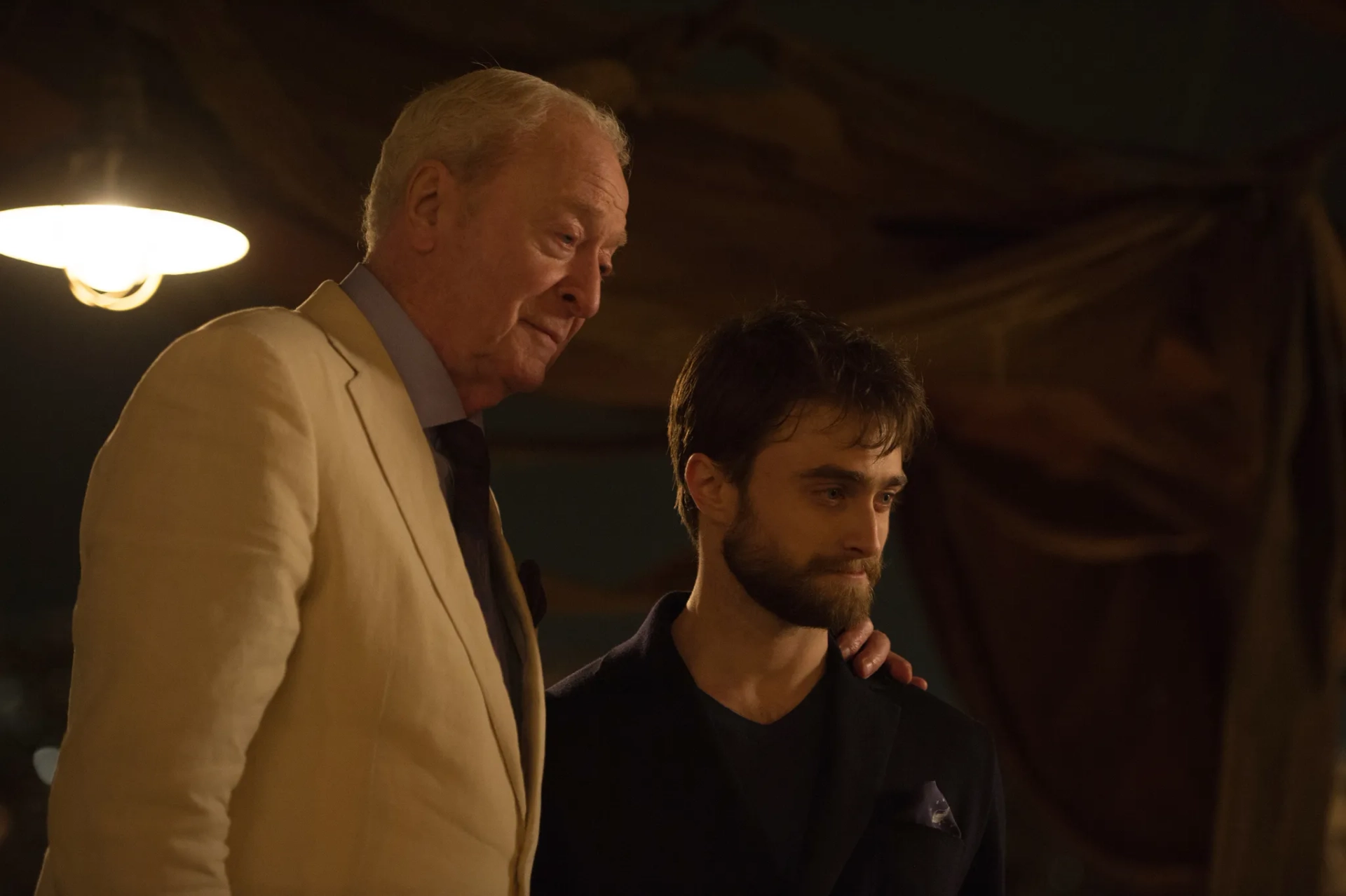 Michael Caine and Daniel Radcliffe in Now You See Me 2 (2016)