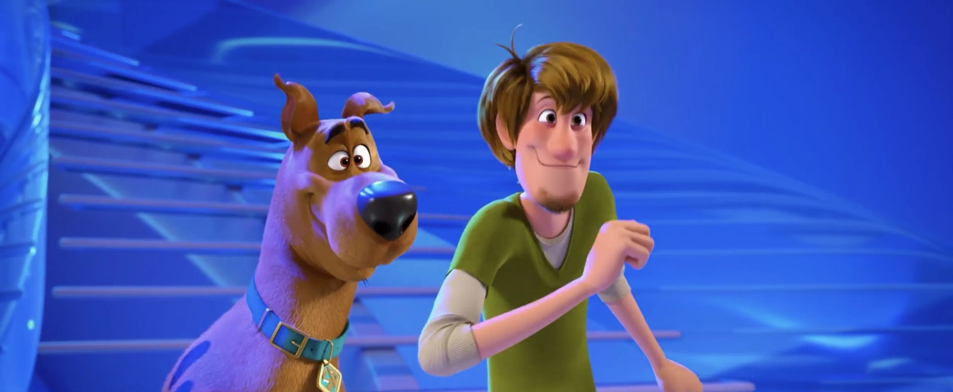 Will Forte and Frank Welker in Scoob! (2020)