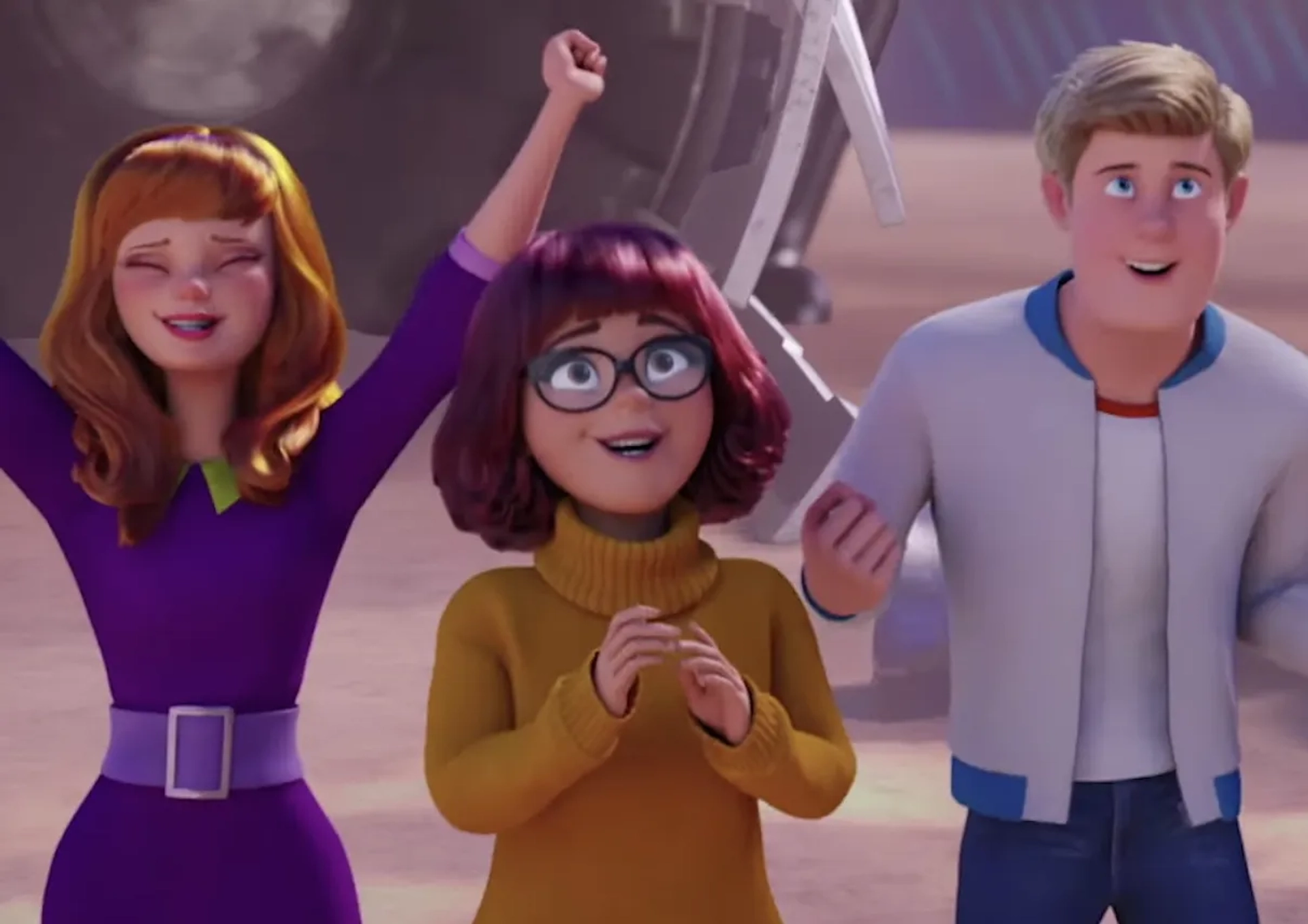 Amanda Seyfried, Zac Efron, and Gina Rodriguez in Scoob! (2020)