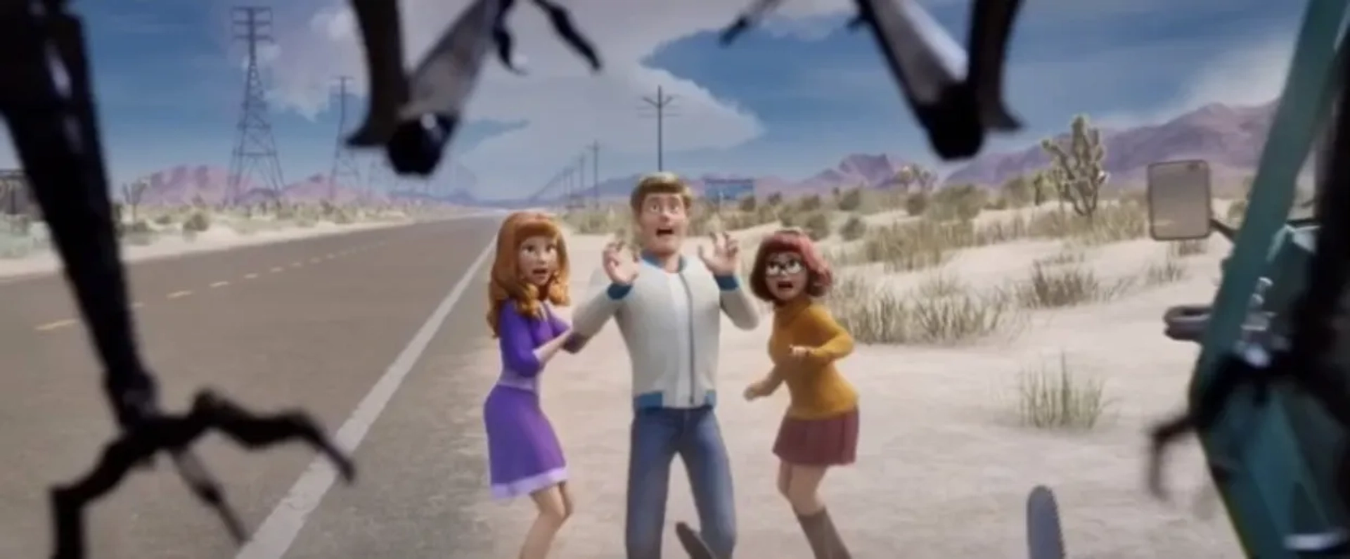 Amanda Seyfried, Zac Efron, and Gina Rodriguez in Scoob! (2020)