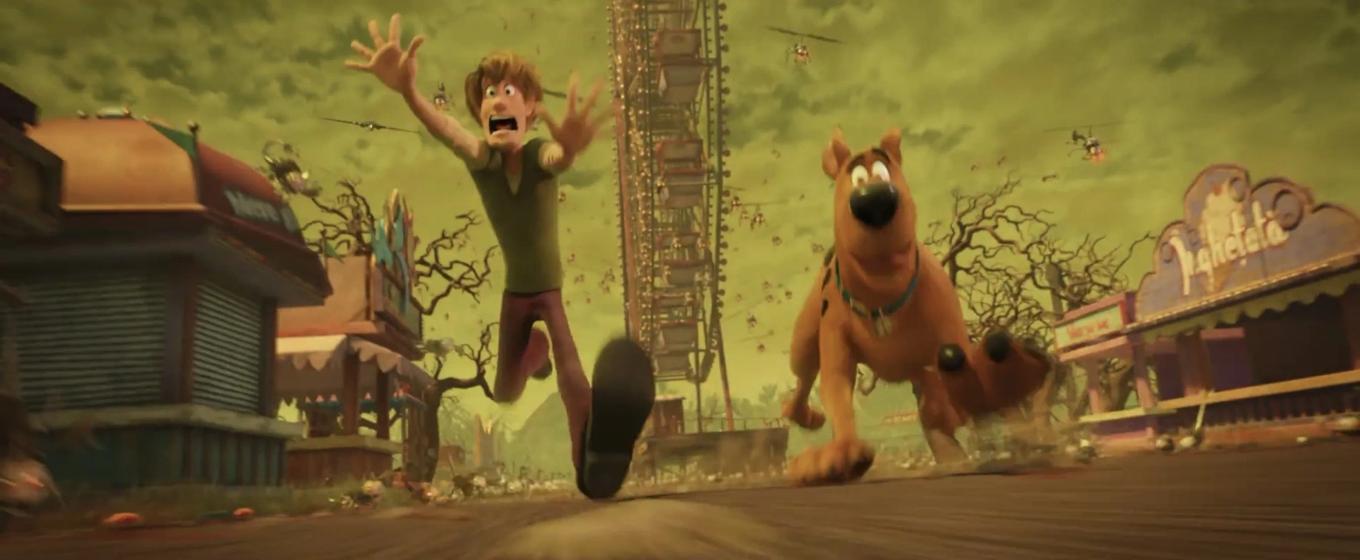 Will Forte and Frank Welker in Scoob! (2020)