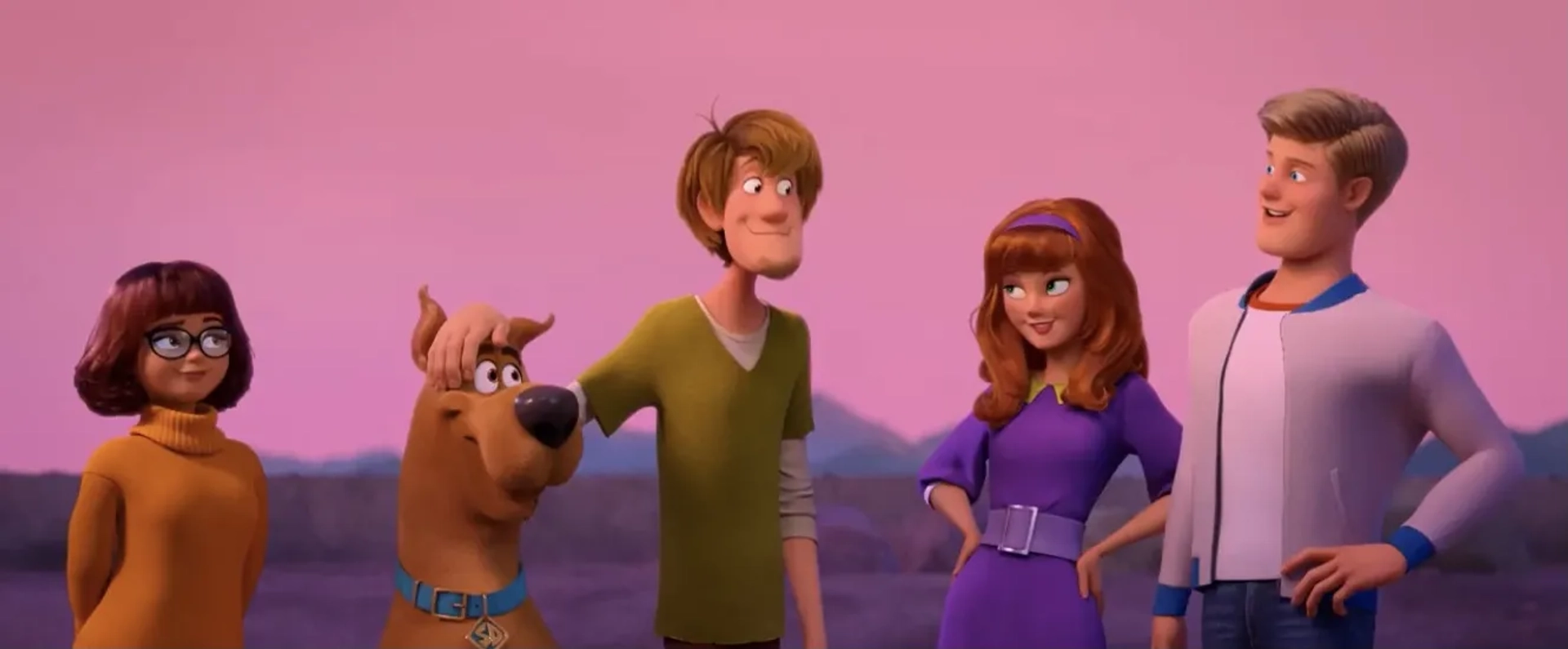 Will Forte, Frank Welker, Amanda Seyfried, Zac Efron, and Gina Rodriguez in Scoob! (2020)