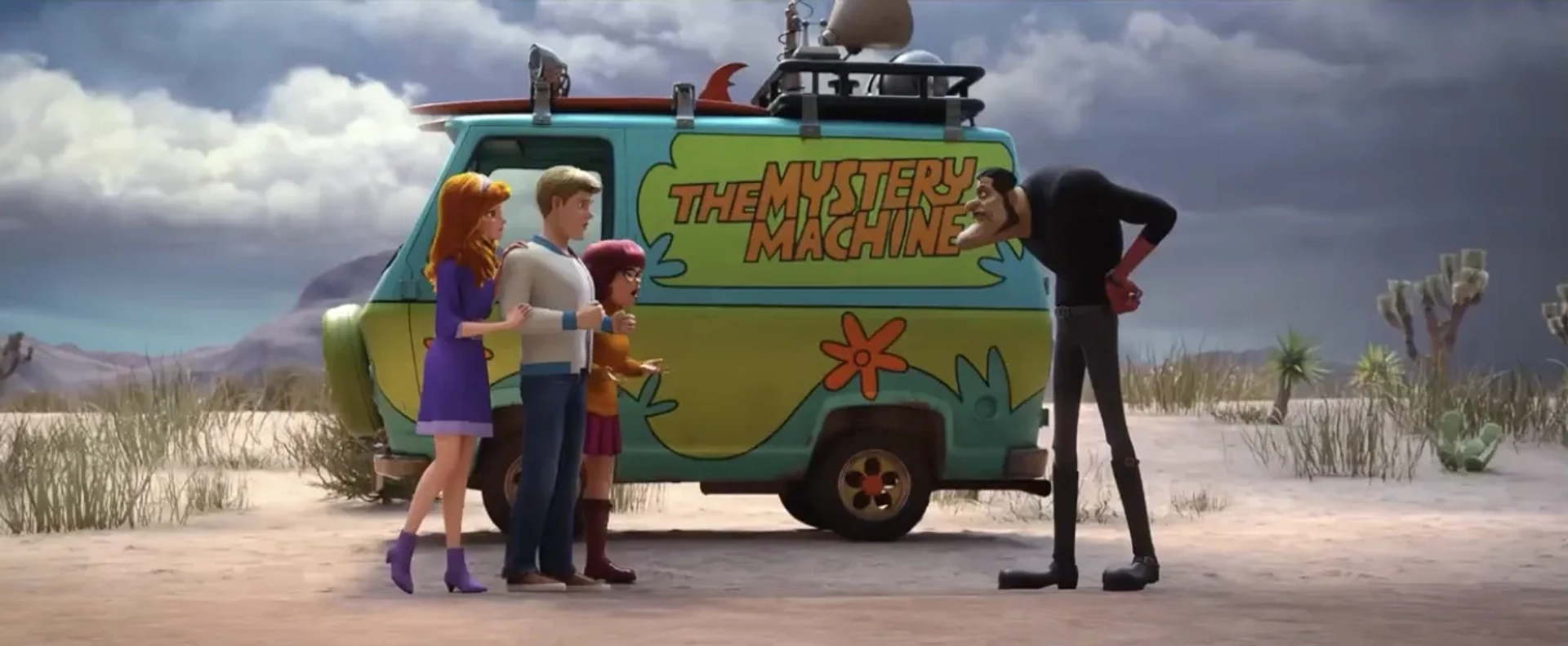 Jason Isaacs, Amanda Seyfried, Zac Efron, and Gina Rodriguez in Scoob! (2020)