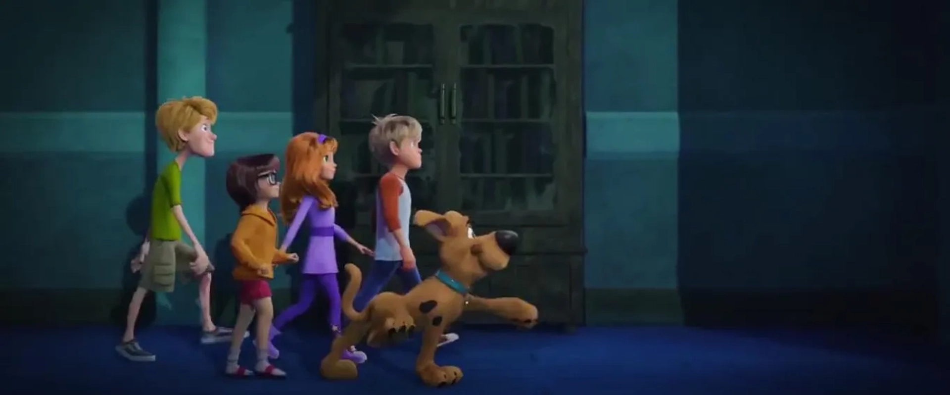 Frank Welker, Pierce Gagnon, Mckenna Grace, Ariana Greenblatt, and Iain Armitage in Scoob! (2020)