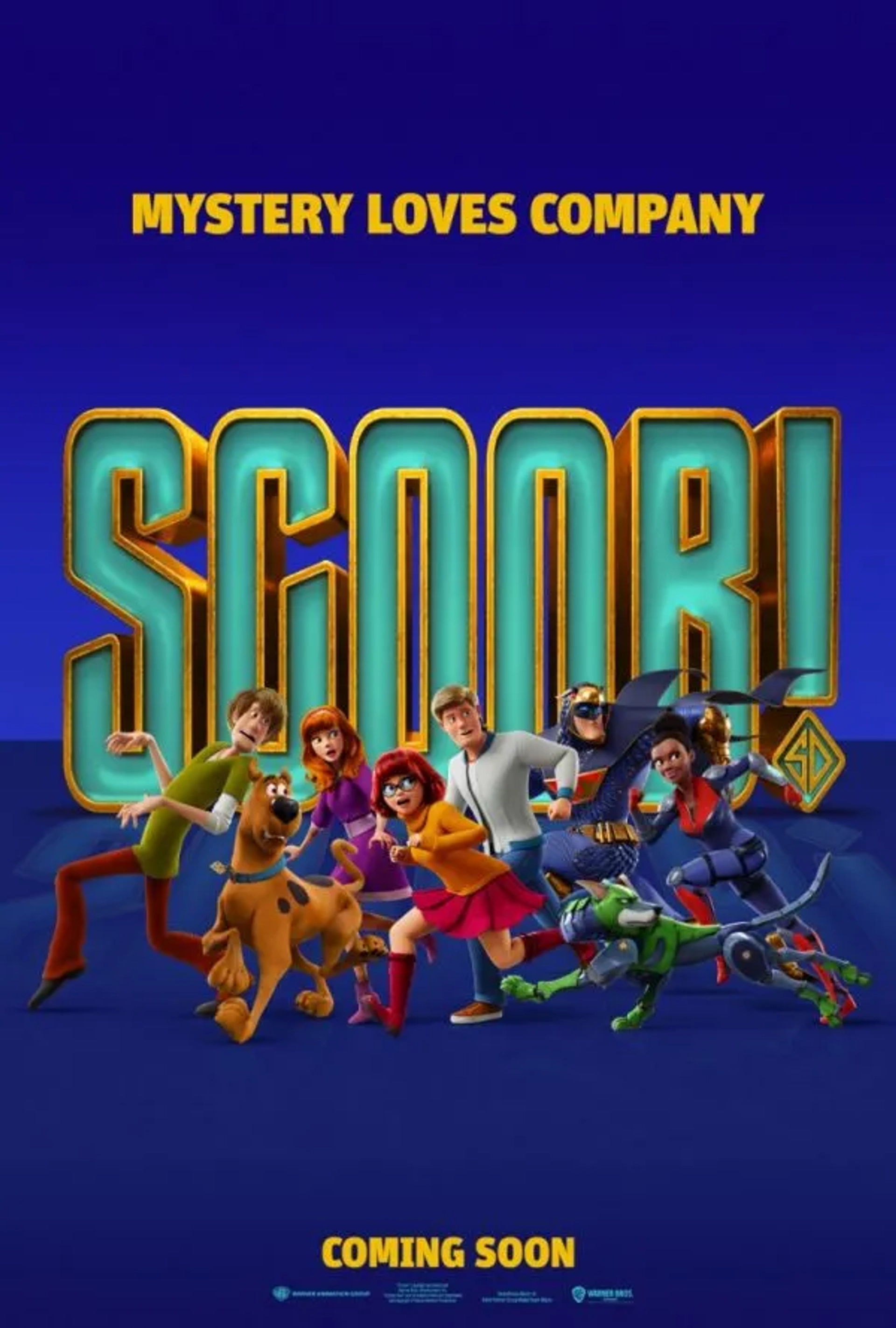 Mark Wahlberg, Will Forte, Ken Jeong, Frank Welker, Amanda Seyfried, Zac Efron, Gina Rodriguez, and Kiersey Clemons in Scoob! (2020)