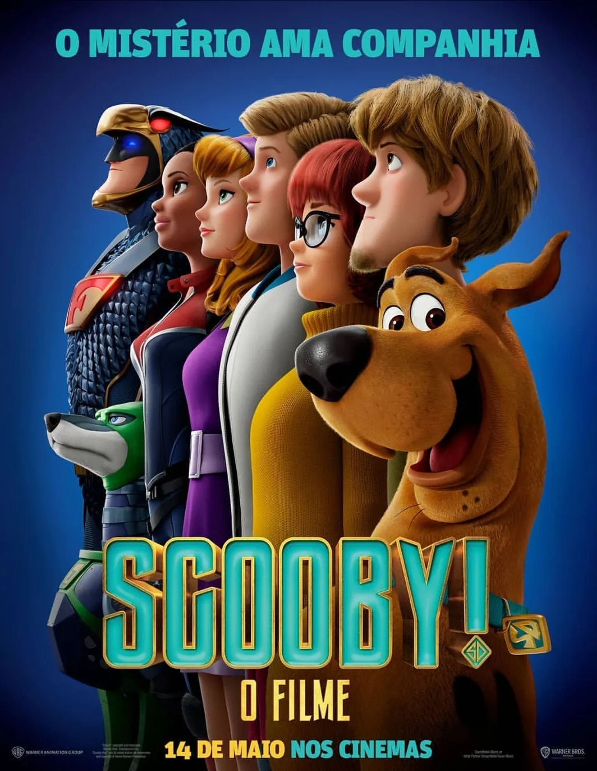 Mark Wahlberg, Will Forte, Frank Welker, Amanda Seyfried, Zac Efron, Gina Rodriguez, and Kiersey Clemons in Scoob! (2020)