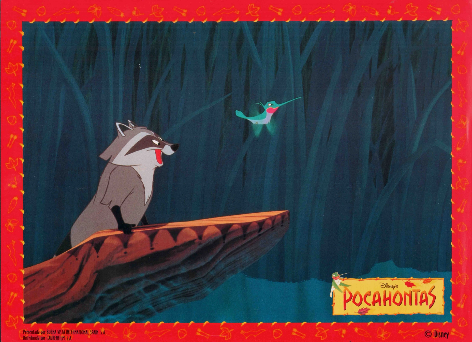 John Kassir and Frank Welker in Pocahontas (1995)