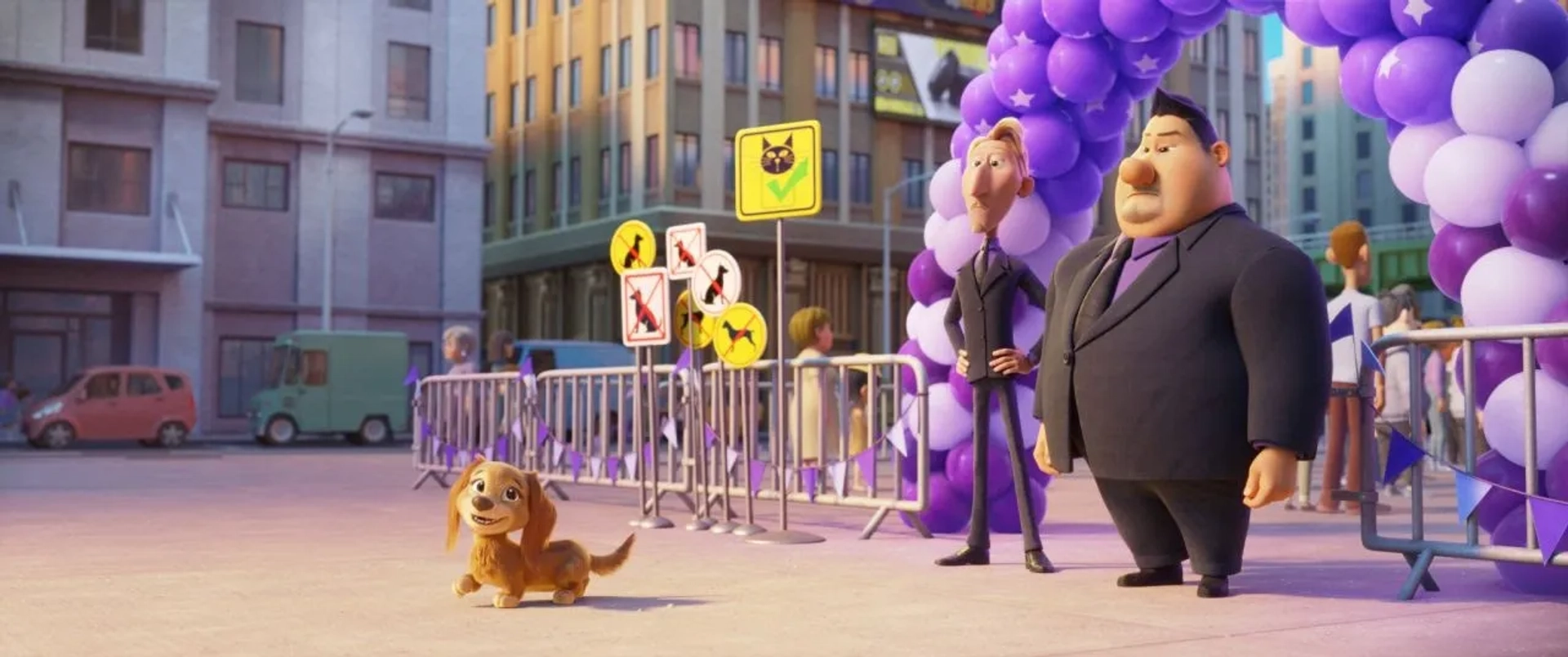 Dax Shepard, Randall Park, and Marsai Martin in PAW Patrol: The Movie (2021)