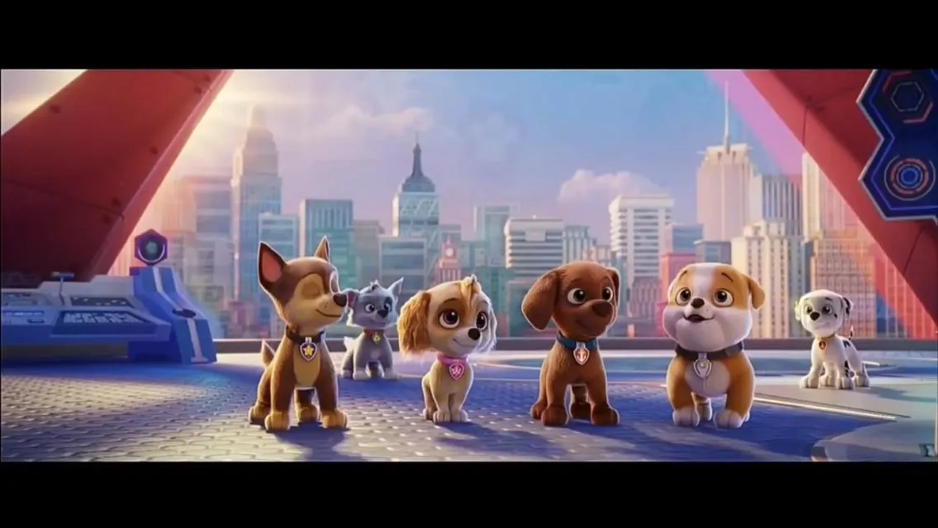 Lilly Noelle Bartlam, Iain Armitage, Keegan Hedley, Callum Shoniker, Kingsley Marshall, and Shayle Simons in PAW Patrol: The Movie (2021)