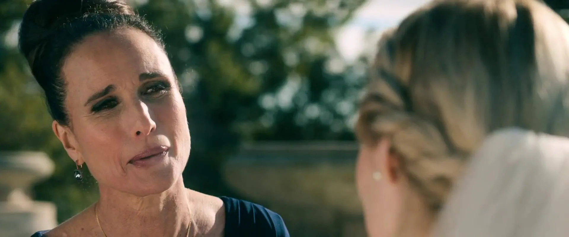 Andie MacDowell and Samara Weaving in Ready or Not (2019)