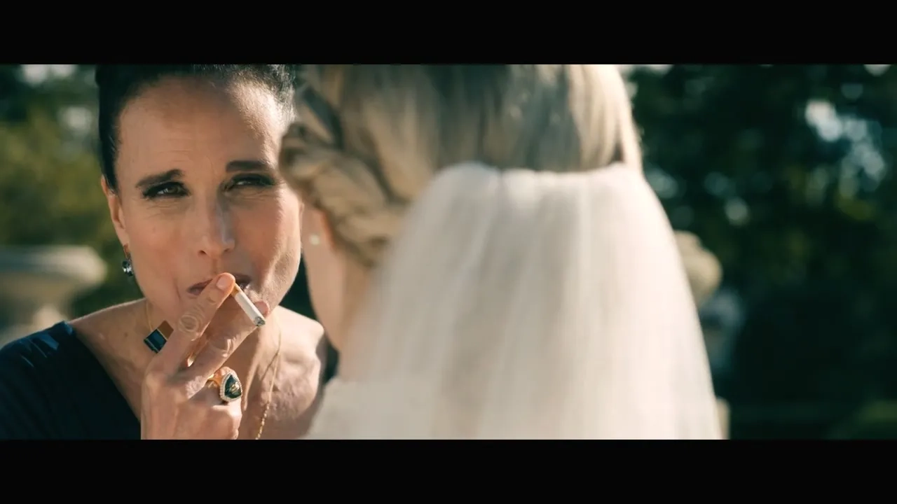 Andie MacDowell and Samara Weaving in Ready or Not (2019)