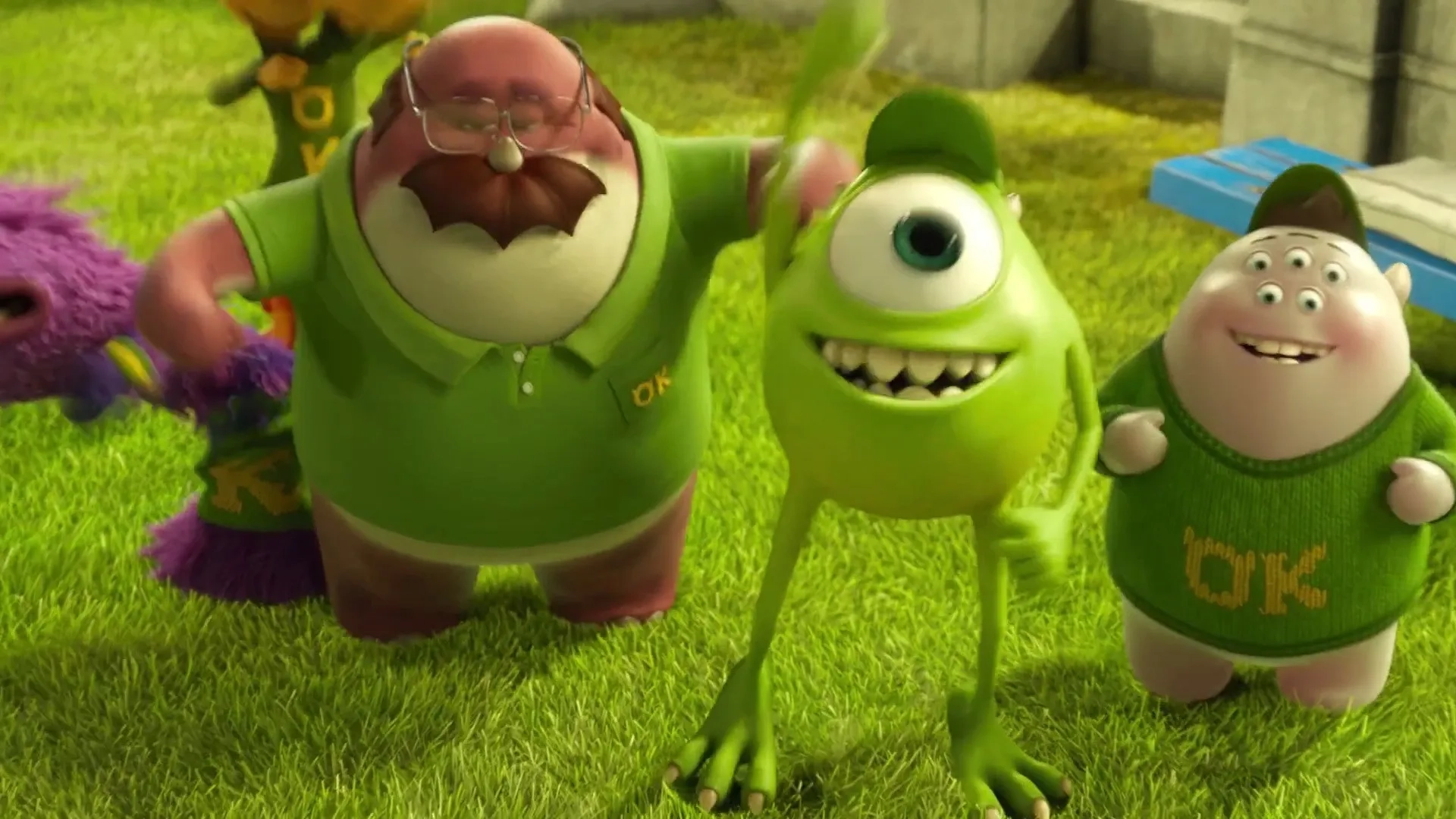 Billy Crystal, David Foley, Sean Hayes, Charlie Day, Joel Murray, and Peter Sohn in Monsters University (2013)