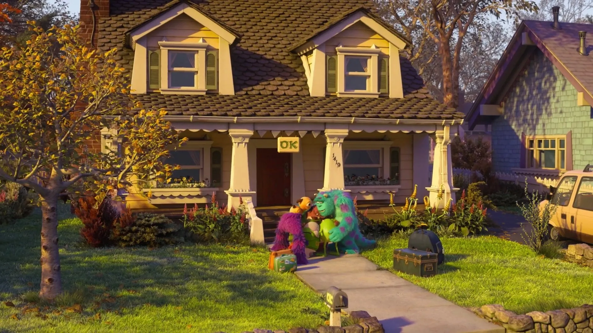 Billy Crystal, John Goodman, David Foley, Sean Hayes, Charlie Day, Joel Murray, and Peter Sohn in Monsters University (2013)