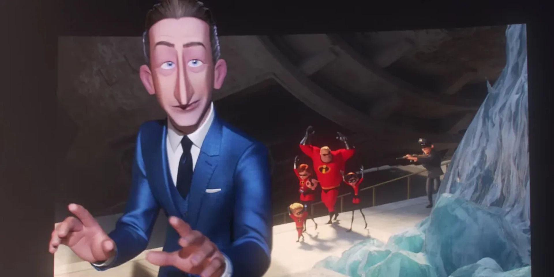 Holly Hunter, Craig T. Nelson, Bob Odenkirk, Sarah Vowell, Eli Fucile, and Huck Milner in Incredibles 2 (2018)