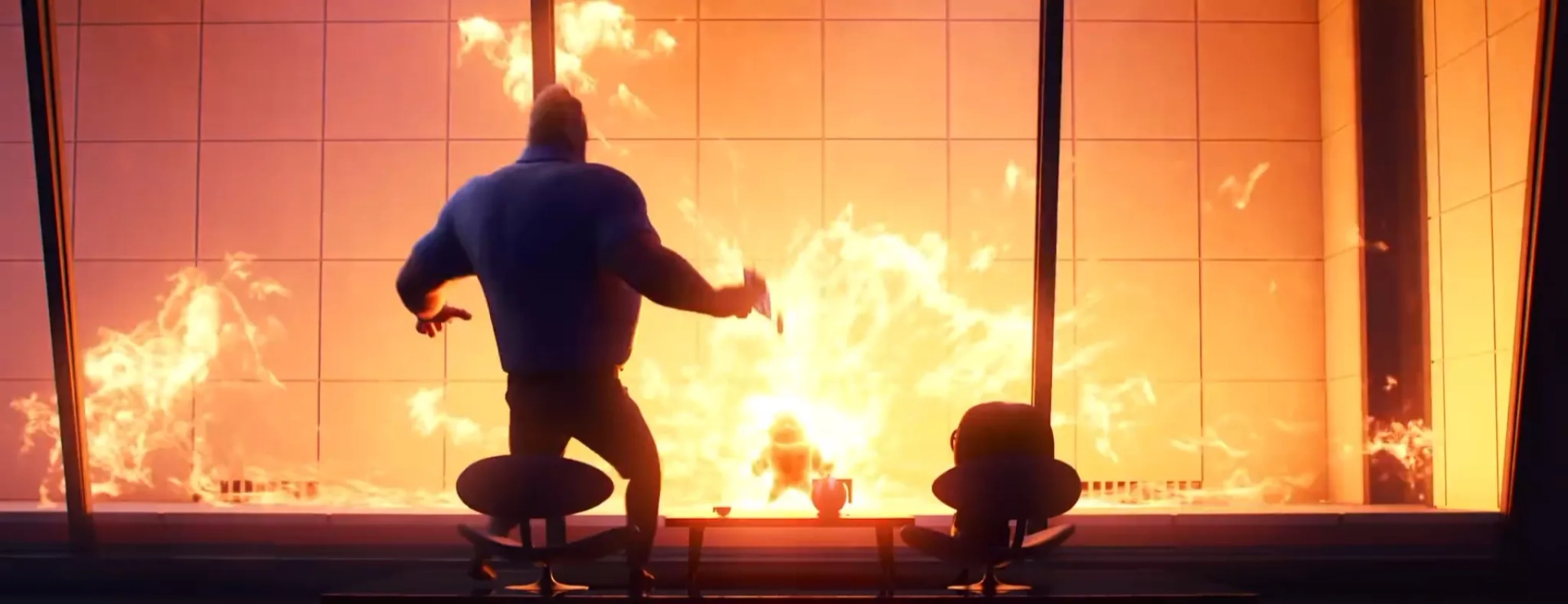 Craig T. Nelson and Brad Bird in Incredibles 2 (2018)