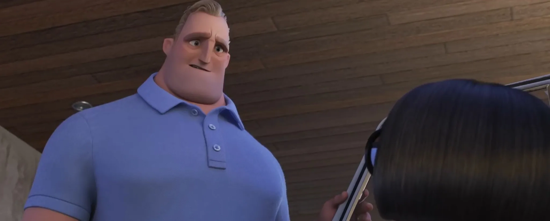 Craig T. Nelson and Brad Bird in Incredibles 2 (2018)