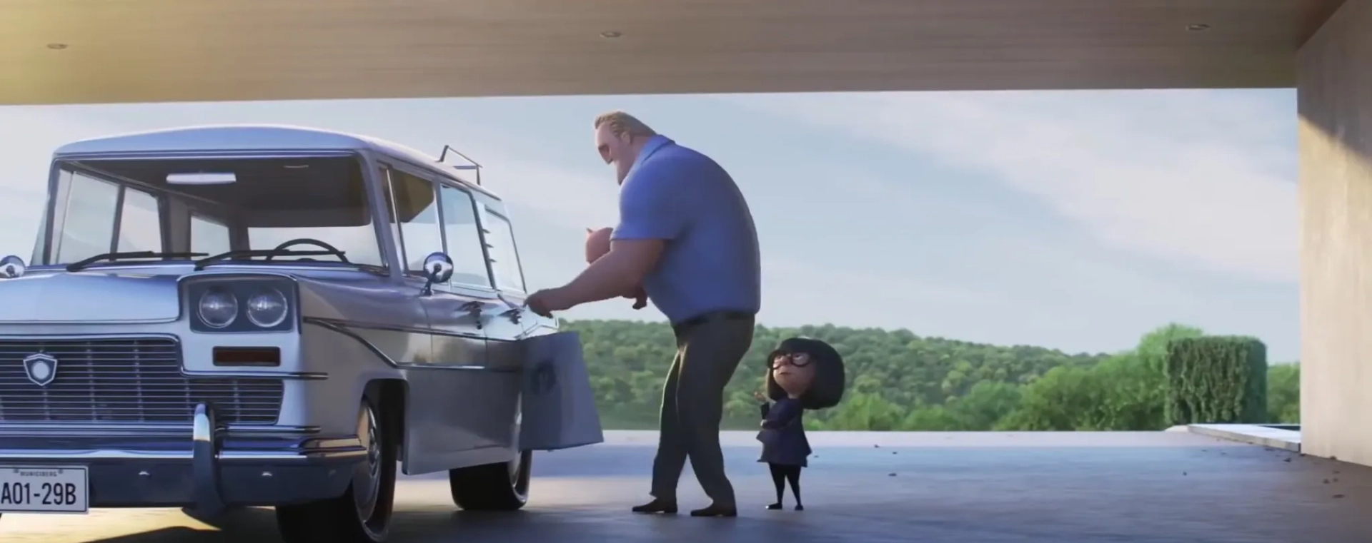 Craig T. Nelson and Brad Bird in Incredibles 2 (2018)