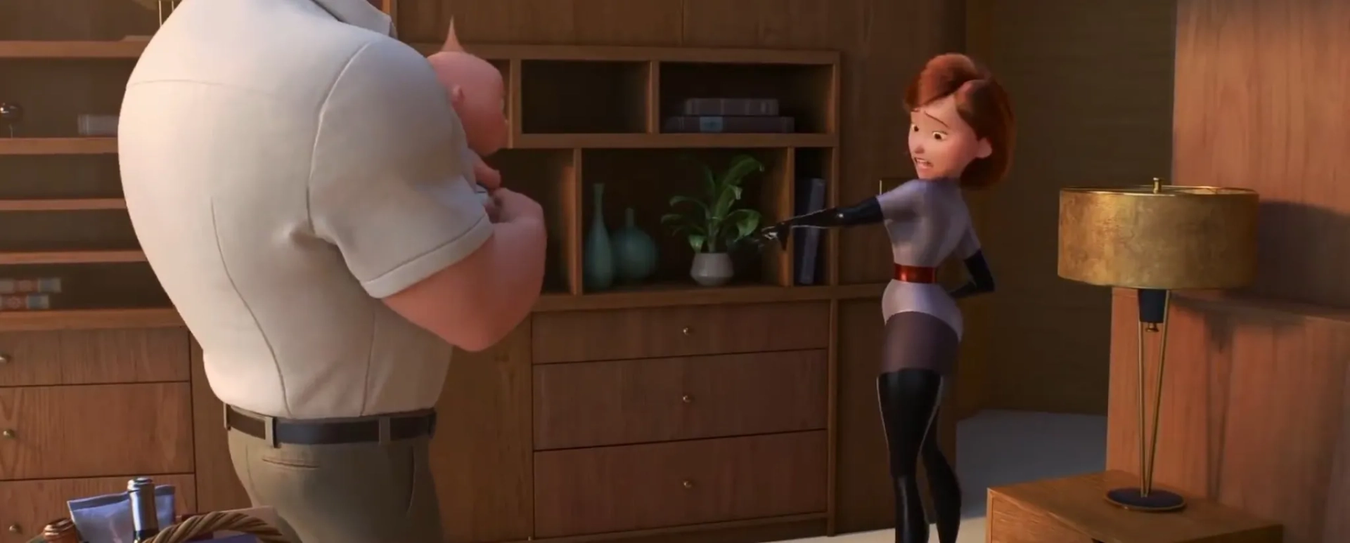 Holly Hunter and Craig T. Nelson in Incredibles 2 (2018)