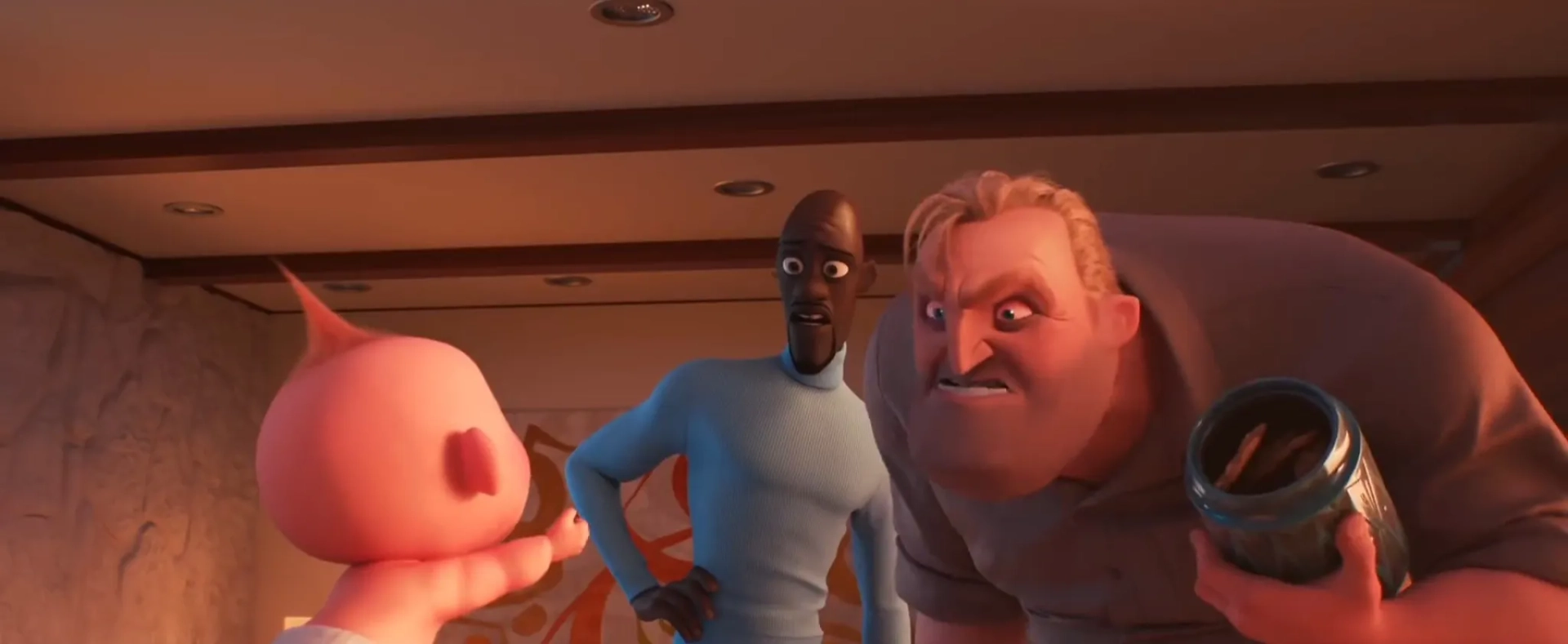 Samuel L. Jackson and Craig T. Nelson in Incredibles 2 (2018)