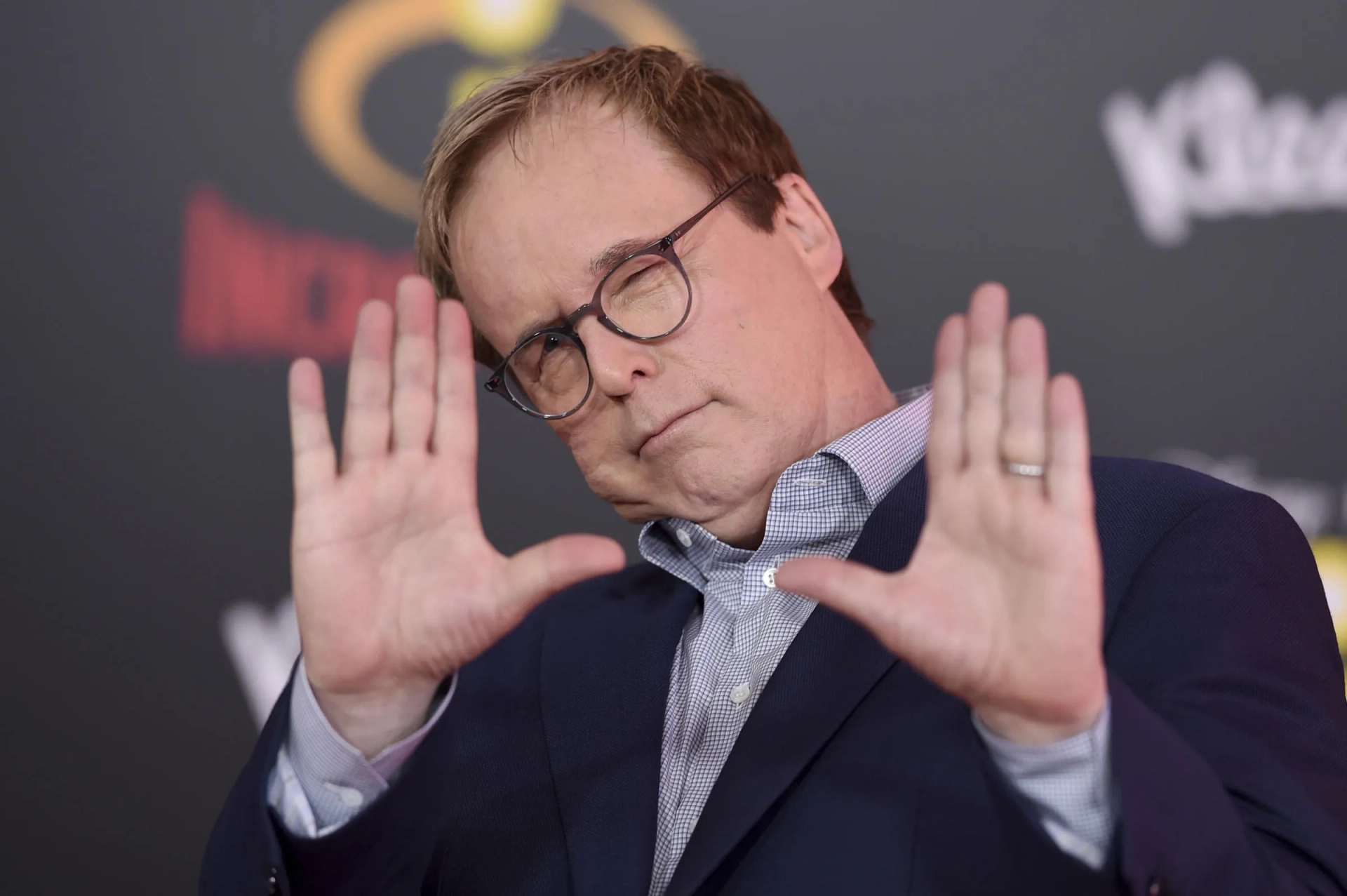 Brad Bird at an event for Incredibles 2 (2018)