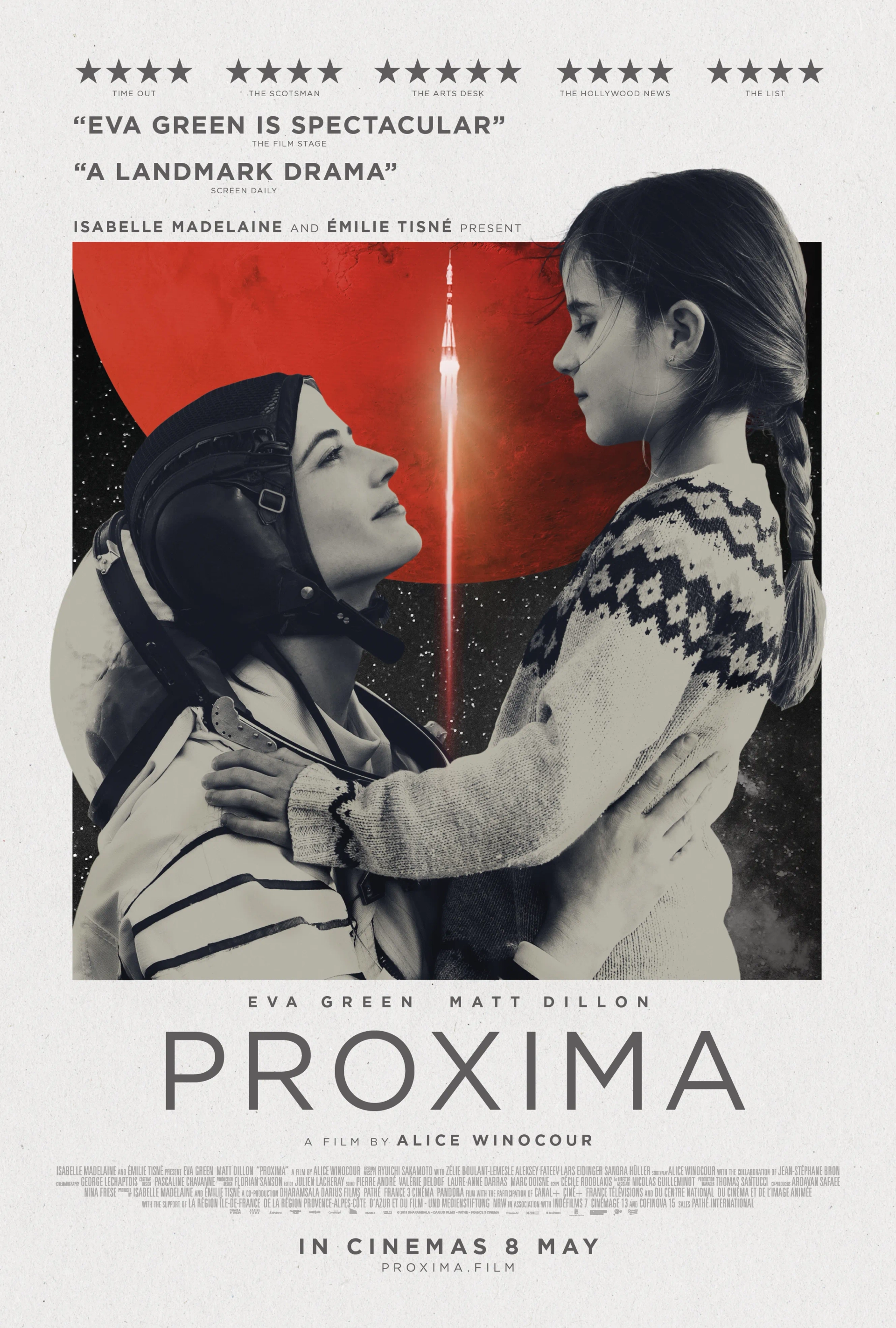 Eva Green and Zélie Boulant in Proxima (2019)