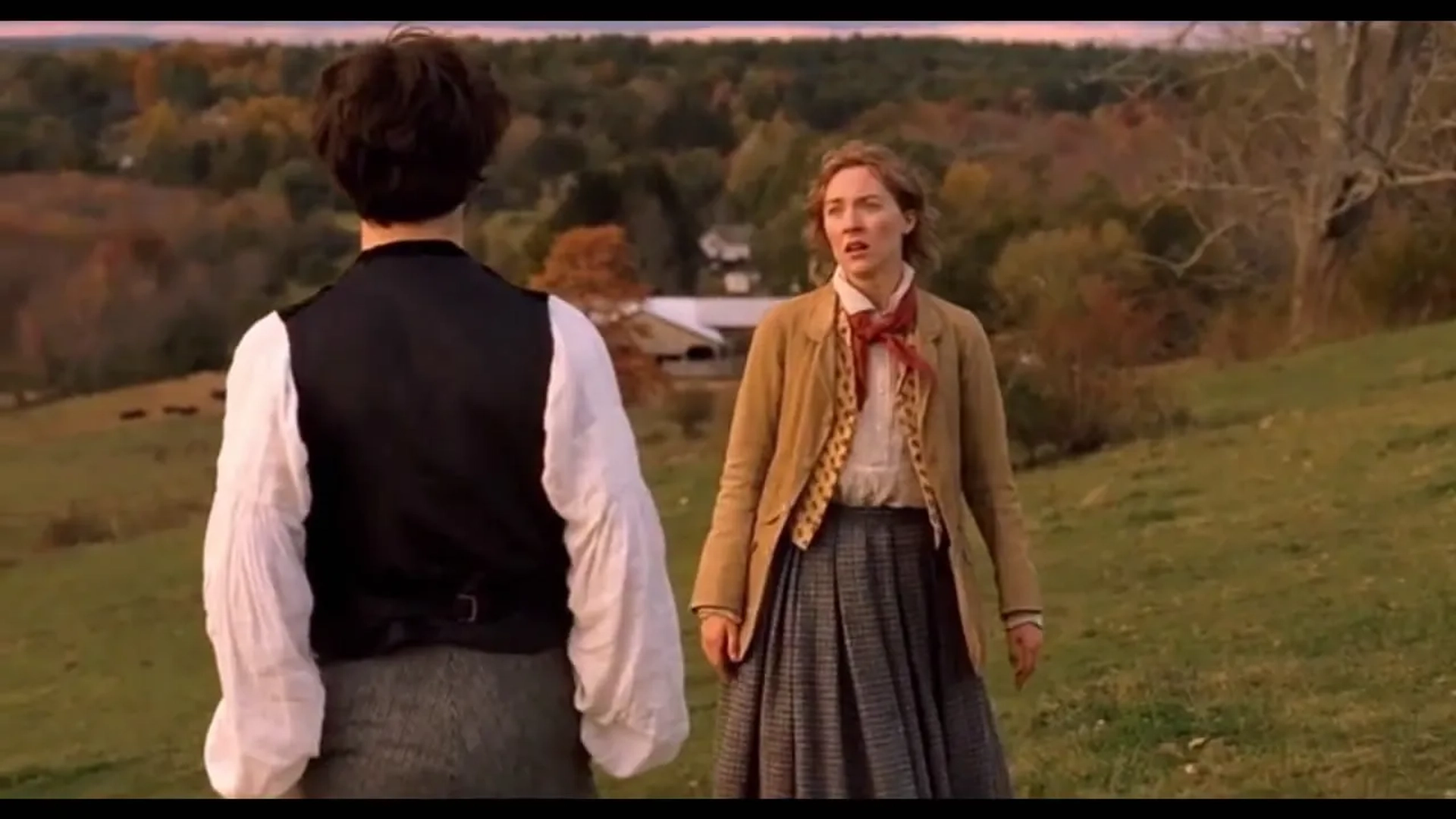 Saoirse Ronan and Timothée Chalamet in Little Women (2019)