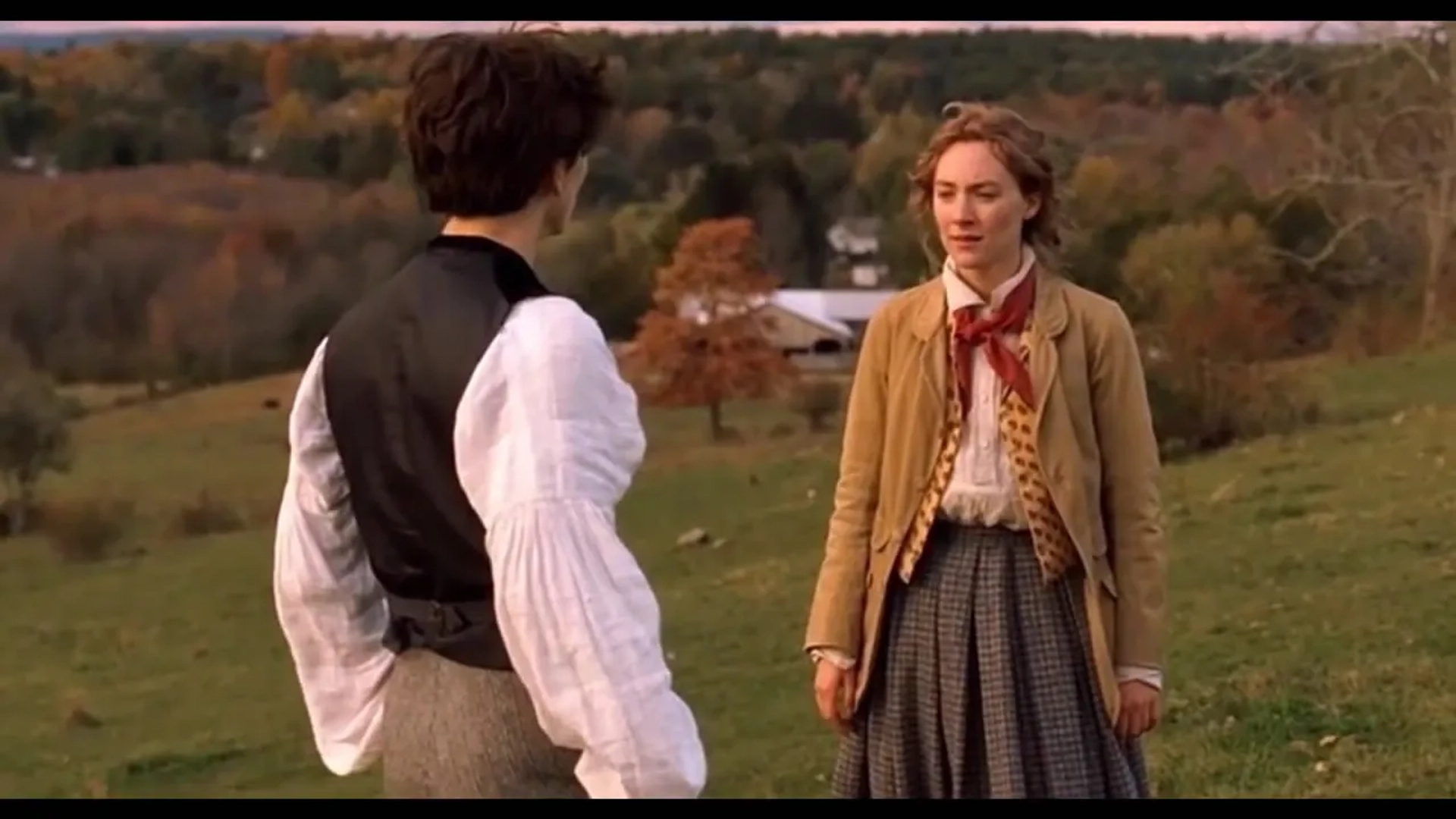 Saoirse Ronan and Timothée Chalamet in Little Women (2019)