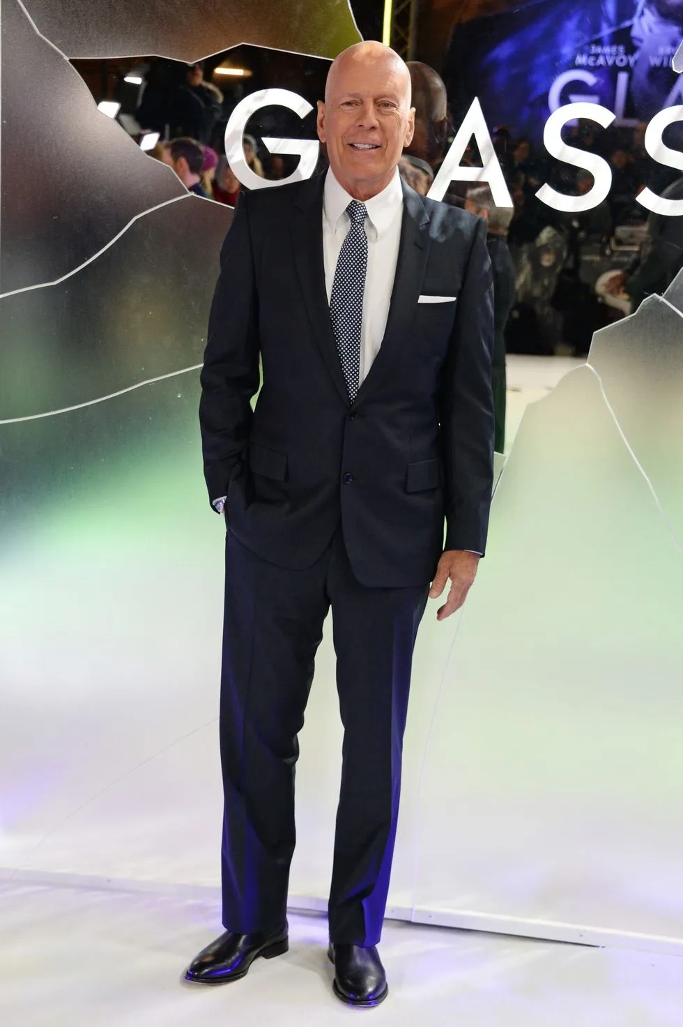 Bruce Willis at an event for Glass (2019)