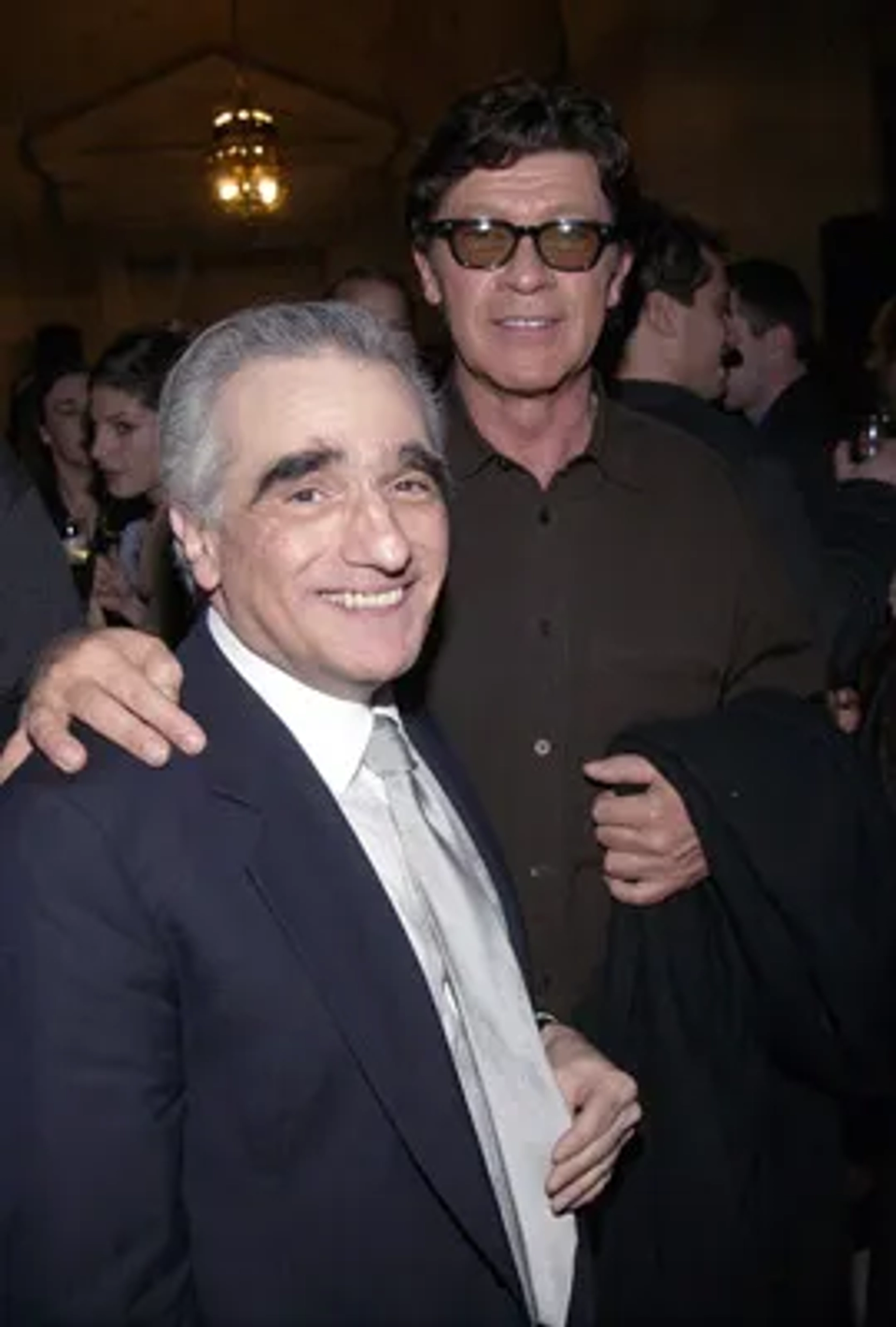 Martin Scorsese and Robbie Robertson at an event for Gangs of New York (2002)