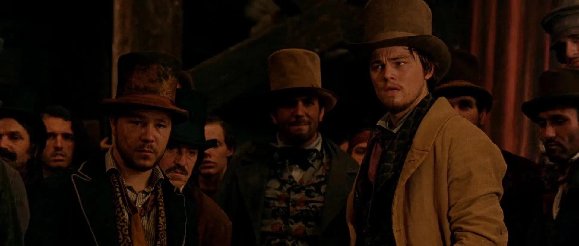 Leonardo DiCaprio and Stephen Graham in Gangs of New York (2002)