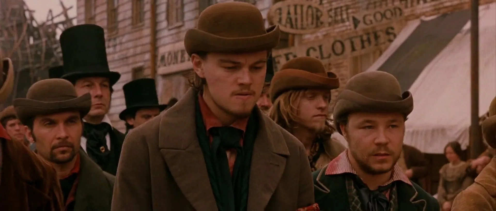 Leonardo DiCaprio and Stephen Graham in Gangs of New York (2002)