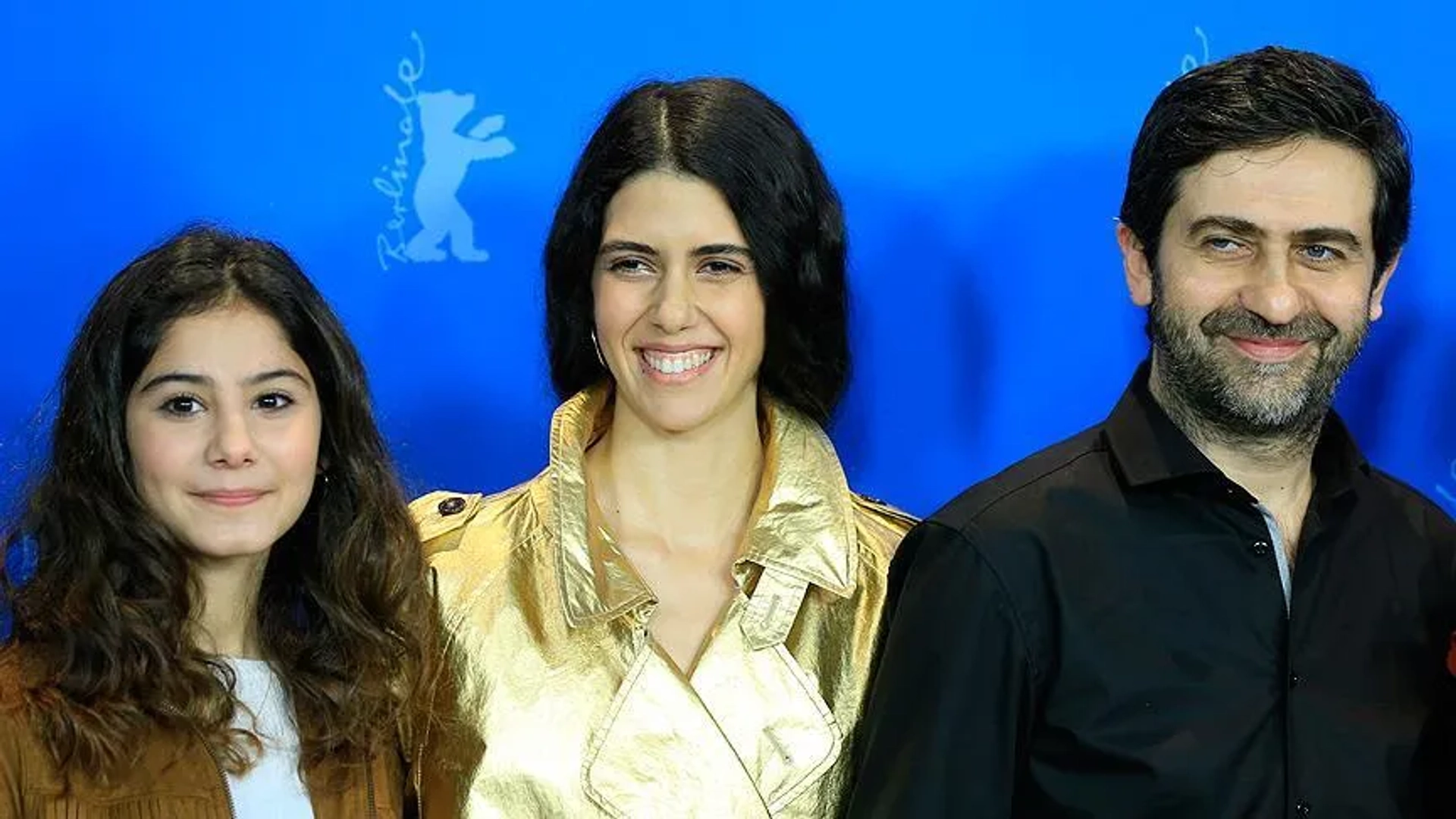 Helin Kandemir, Emin Alper, and Cemre Ebuzziya at an event for A Tale of Three Sisters (2019)