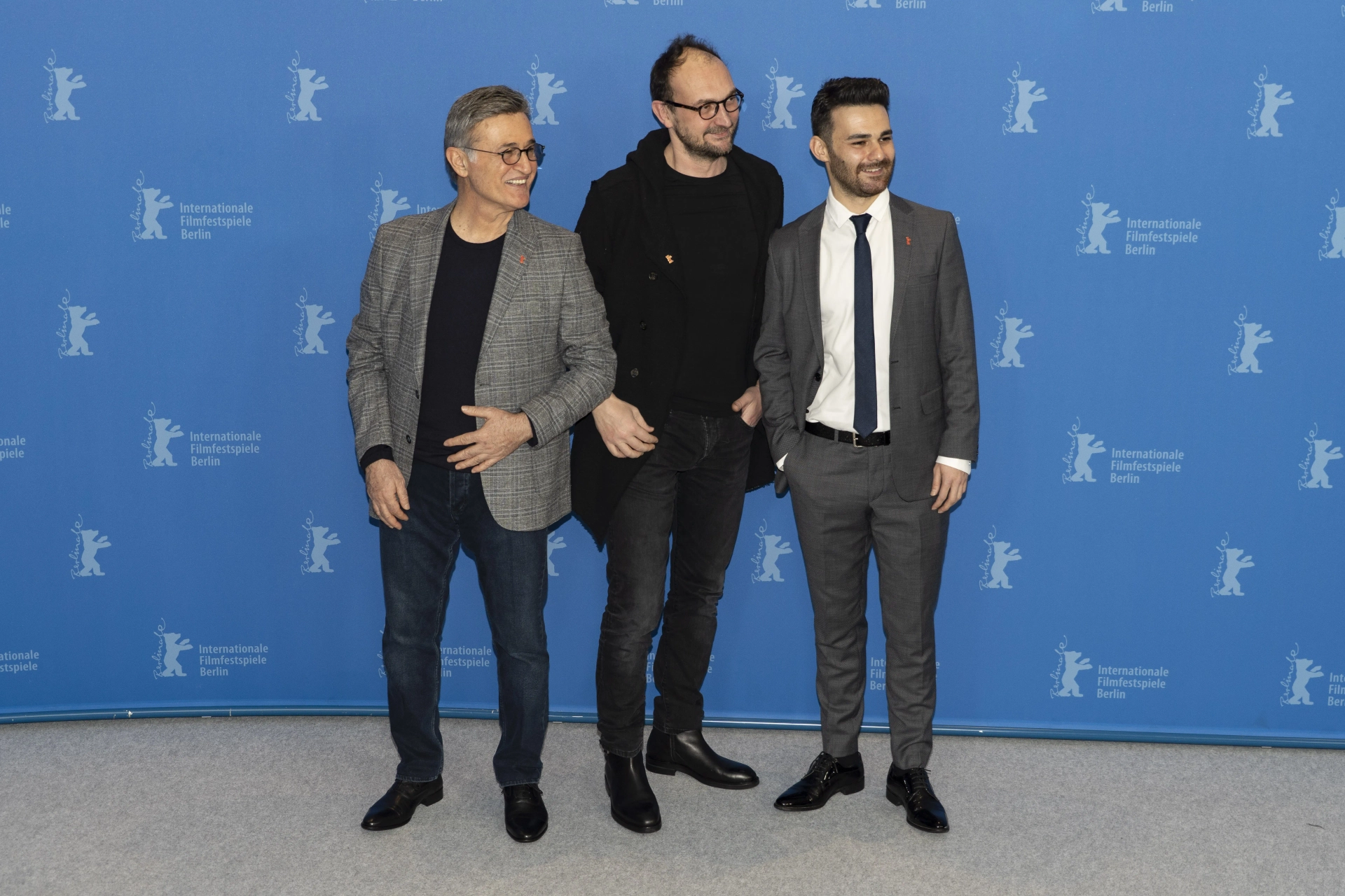 Kubilay Tunçer, Kayhan Açikgöz, and Müfit Kayacan at an event for A Tale of Three Sisters (2019)