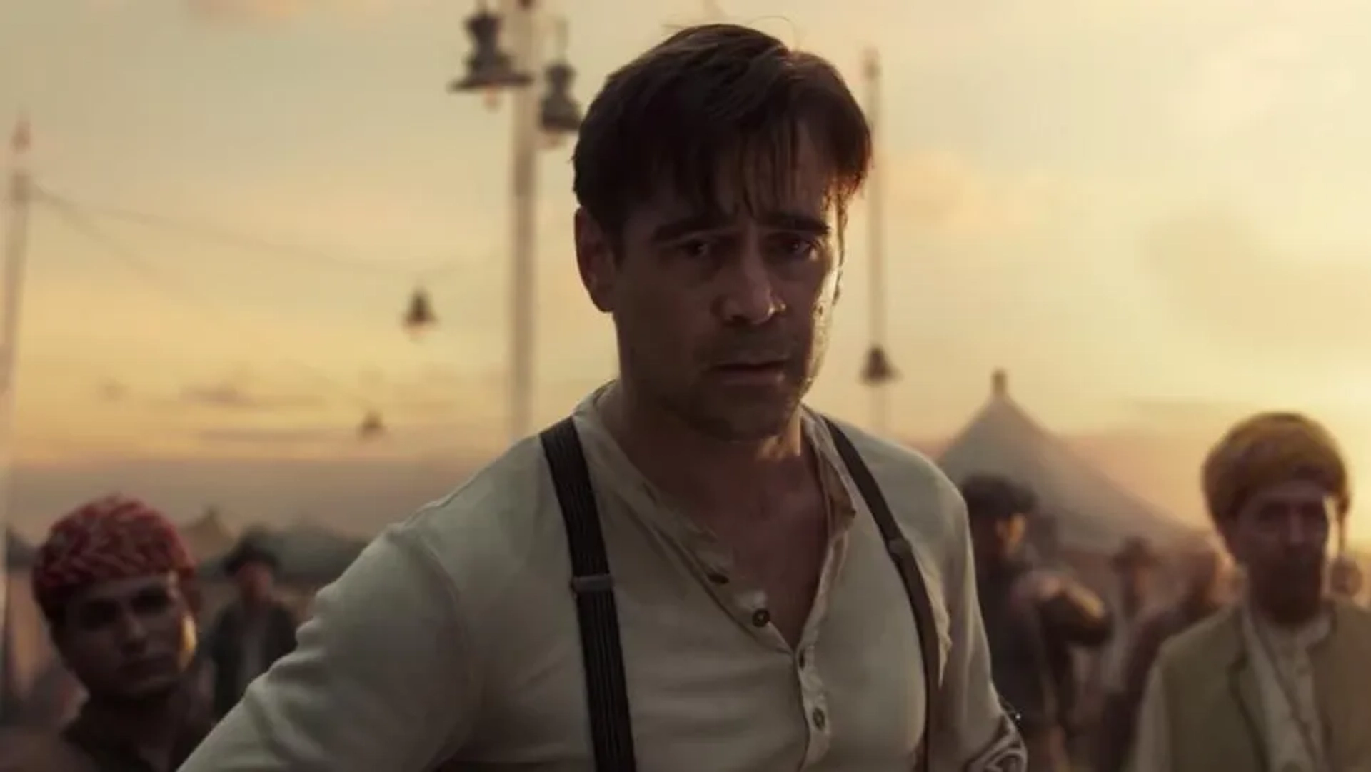 Colin Farrell and Roshan Seth in Dumbo (2019)