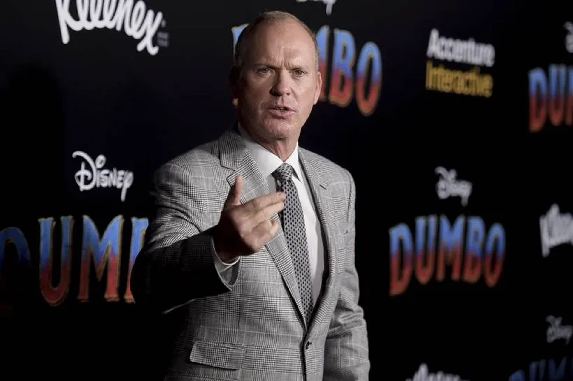 Michael Keaton at an event for Dumbo (2019)