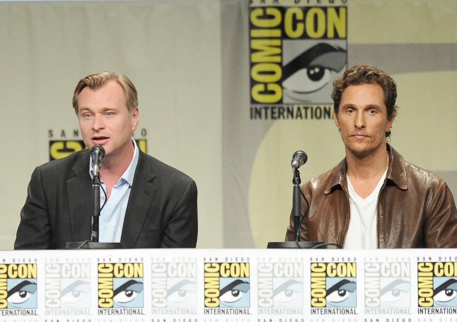 Matthew McConaughey and Christopher Nolan at an event for Interstellar (2014)