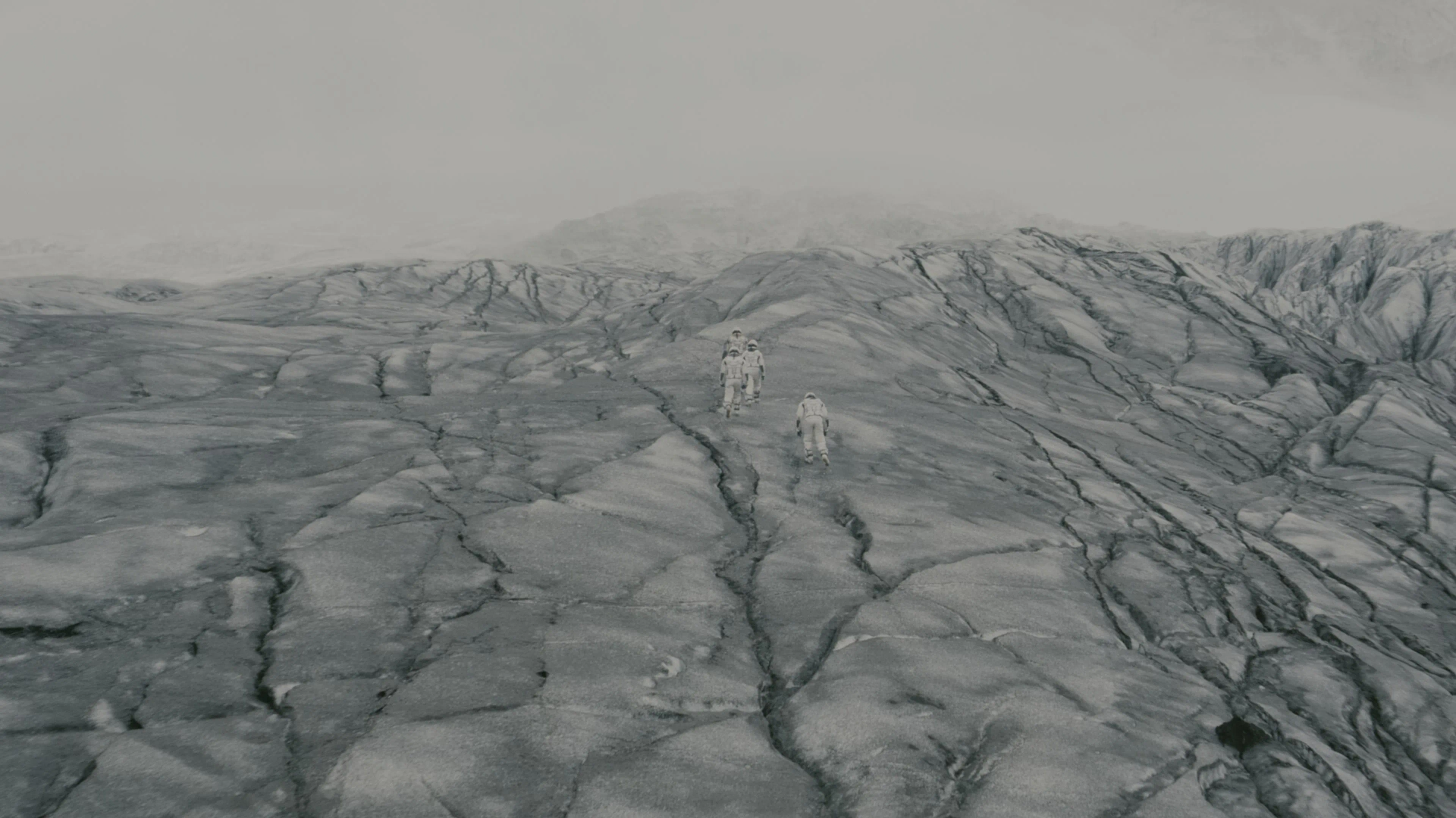 Matthew McConaughey, Matt Damon, and David Gyasi in Interstellar (2014)