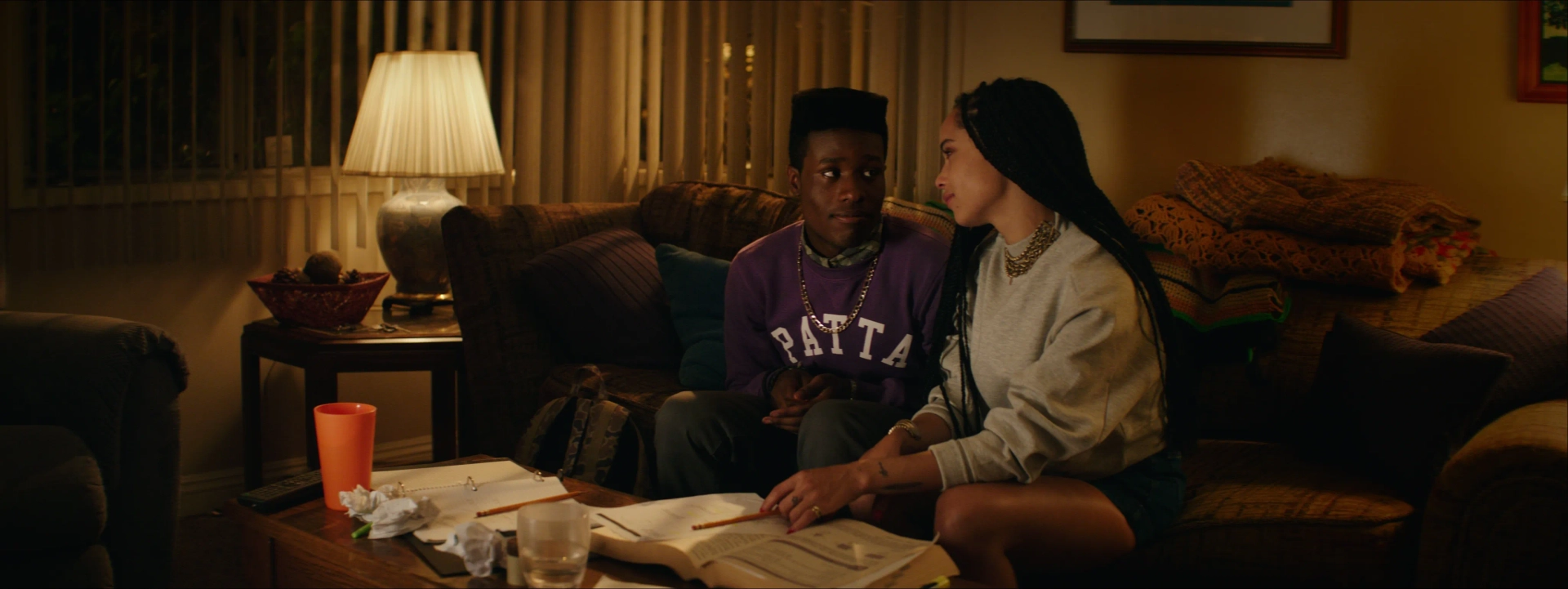 Zoë Kravitz and Shameik Moore in Dope (2015)