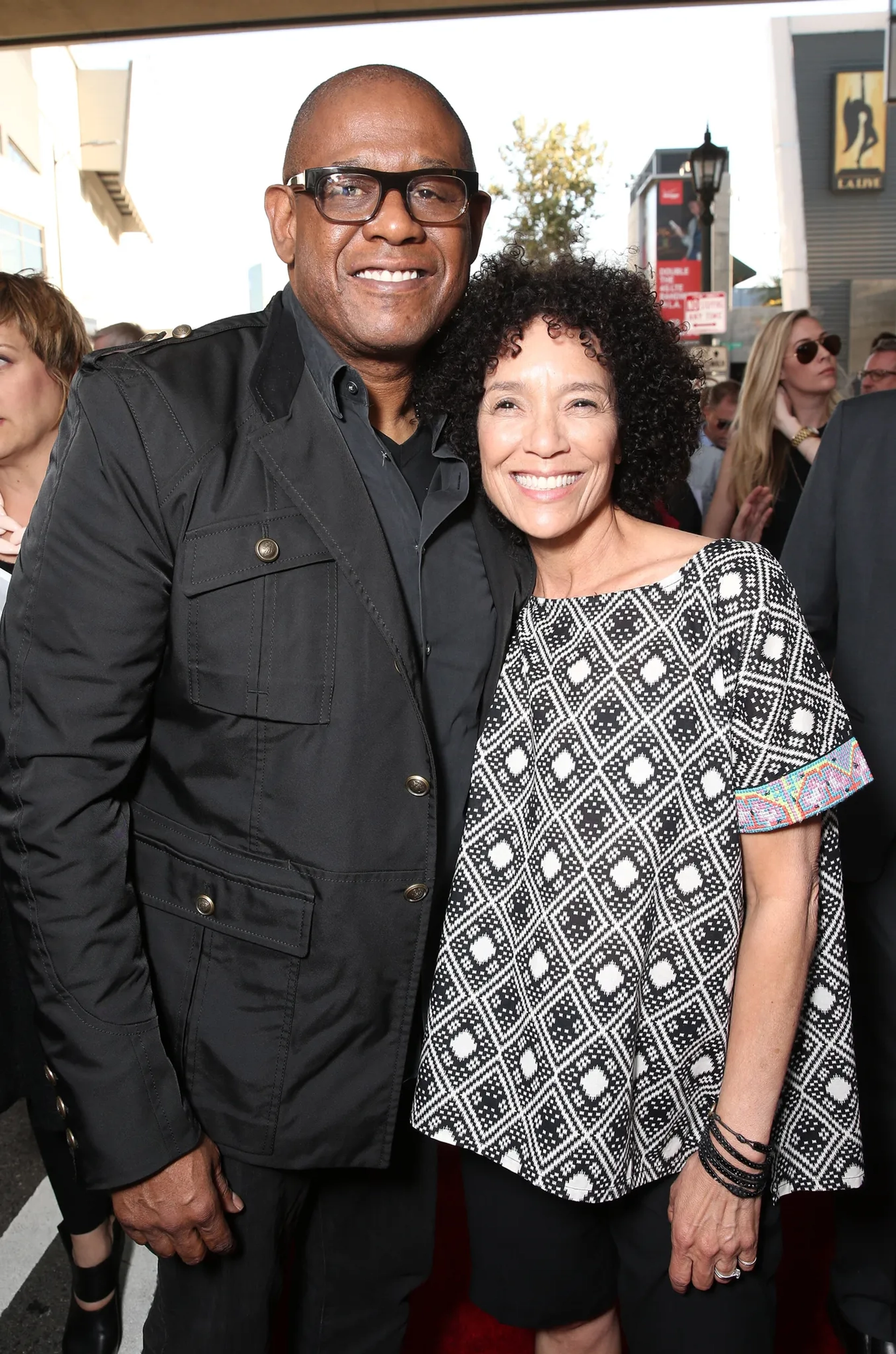 Forest Whitaker and Stephanie Allain at an event for Dope (2015)