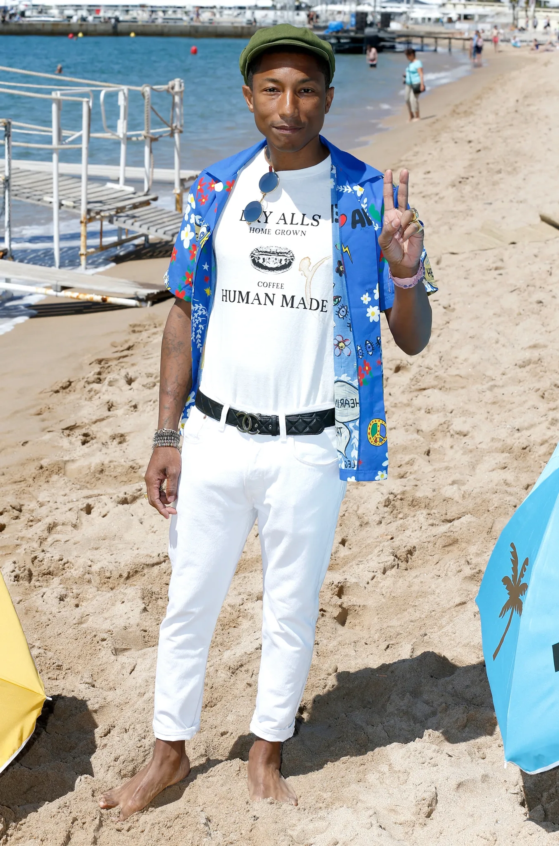 Pharrell Williams at an event for Dope (2015)